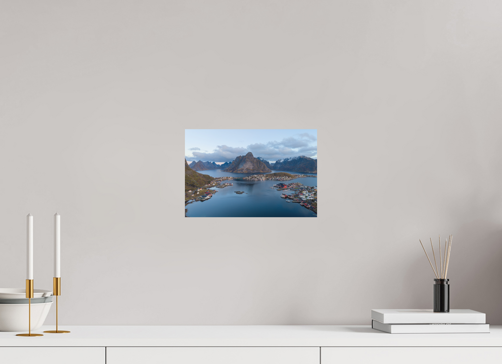 30 x 20 cm, Fine-Art Matt Between Sea and Peaks