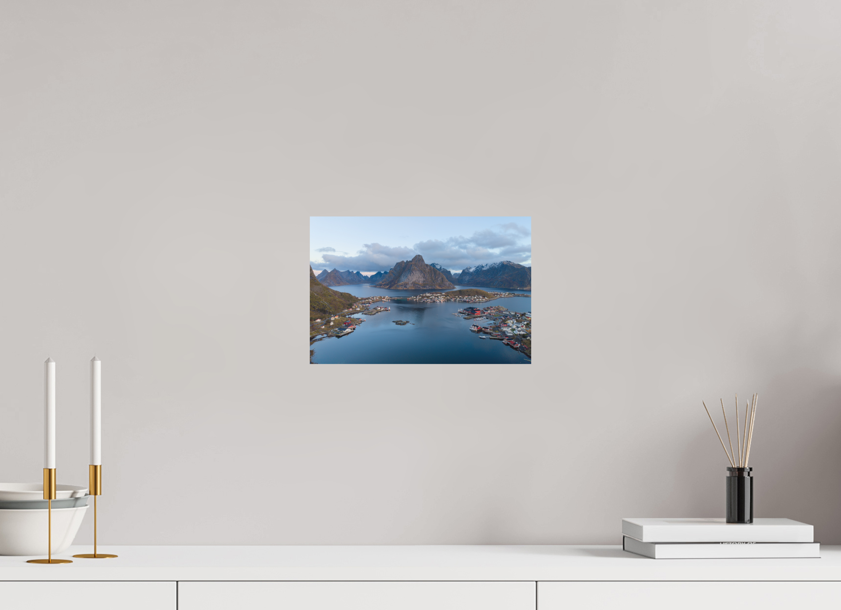 30 x 20 cm, Fine-Art Matt Between Sea and Peaks