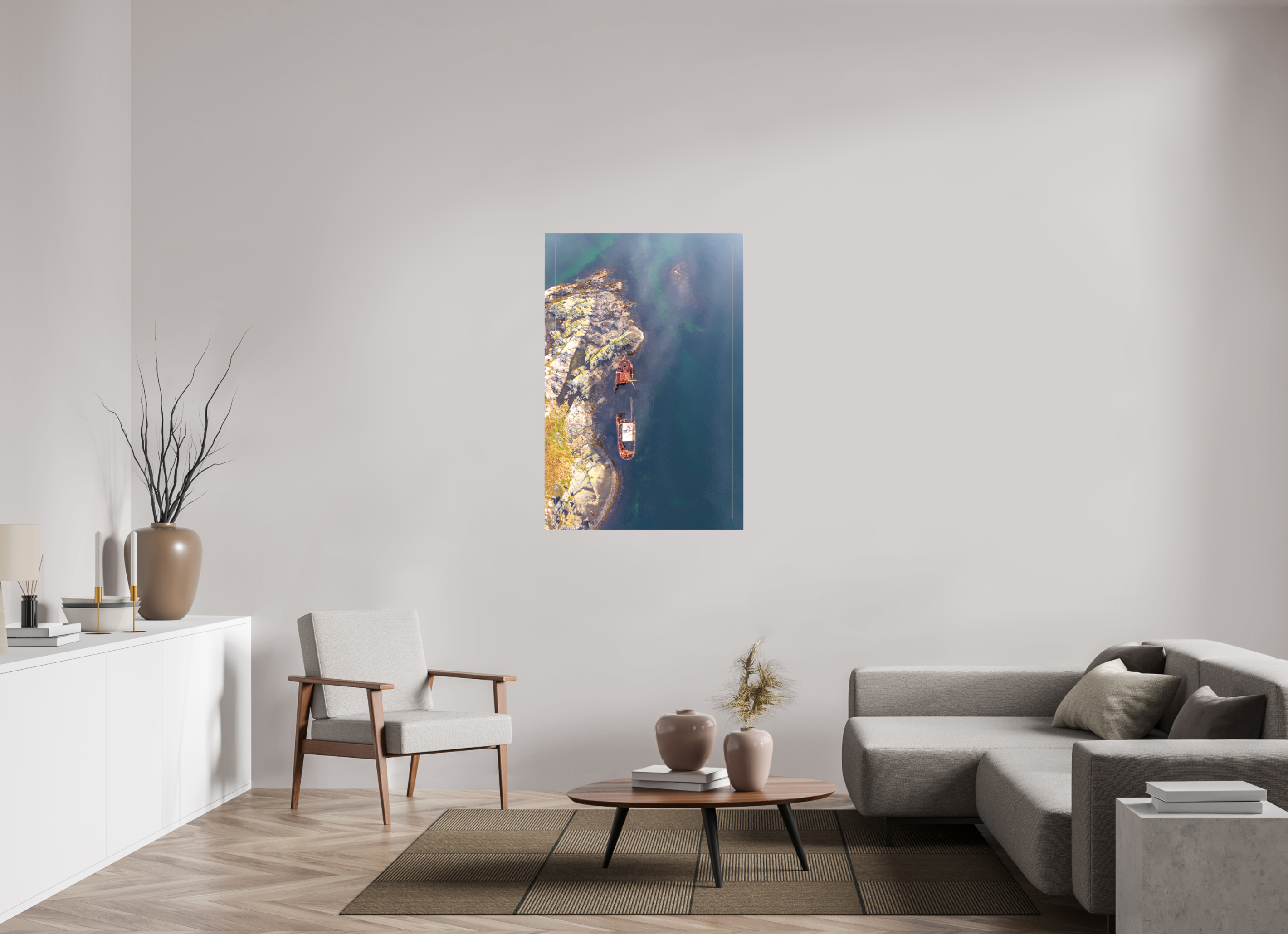 80 x 120 cm, Leinwand Coastal Relic