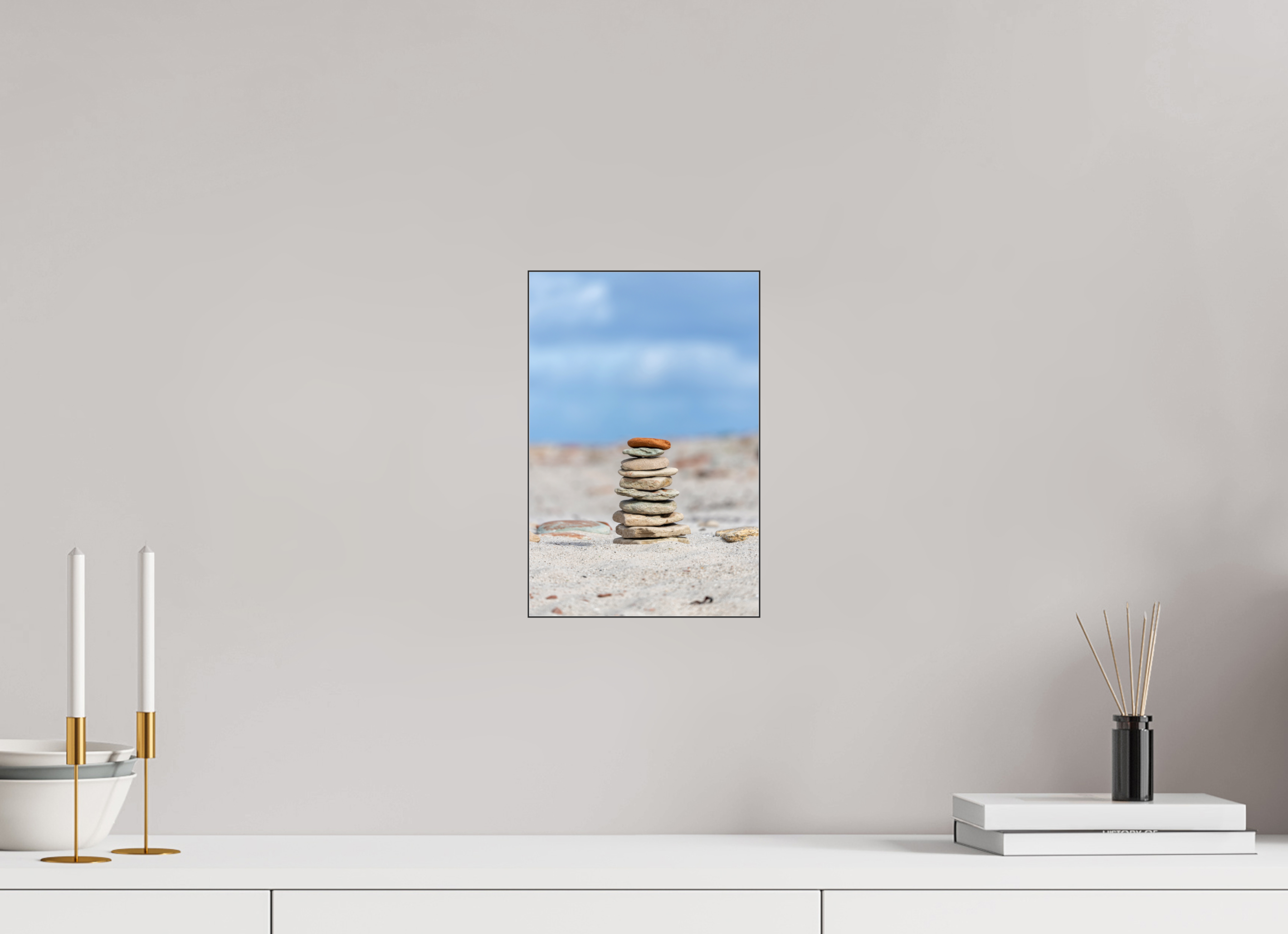 20 x 30 cm, Foto-Abzug hinter Acrylglas glänzend Stones of Serenity