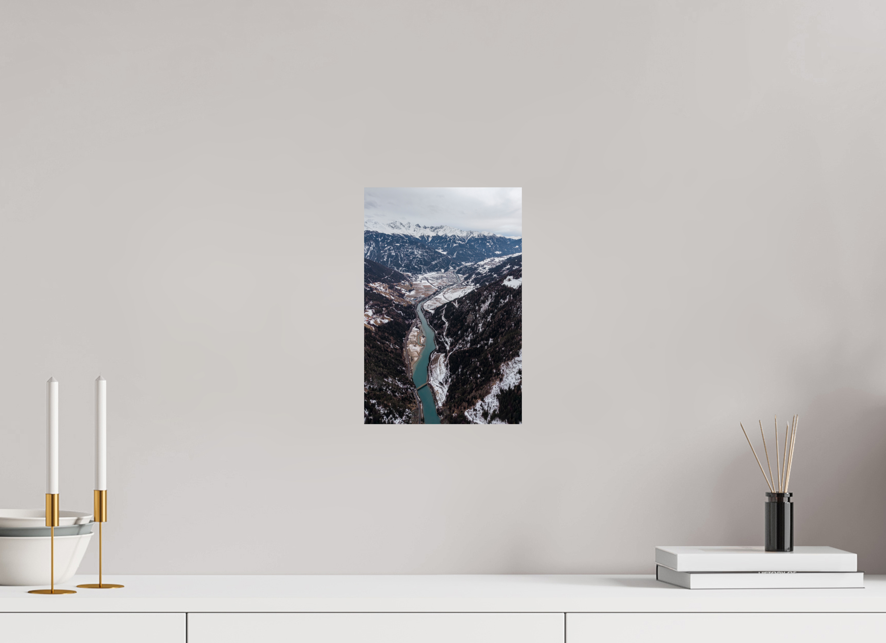 20 x 30 cm, Fine Art Print auf Alu-Dibond Valley of Silence