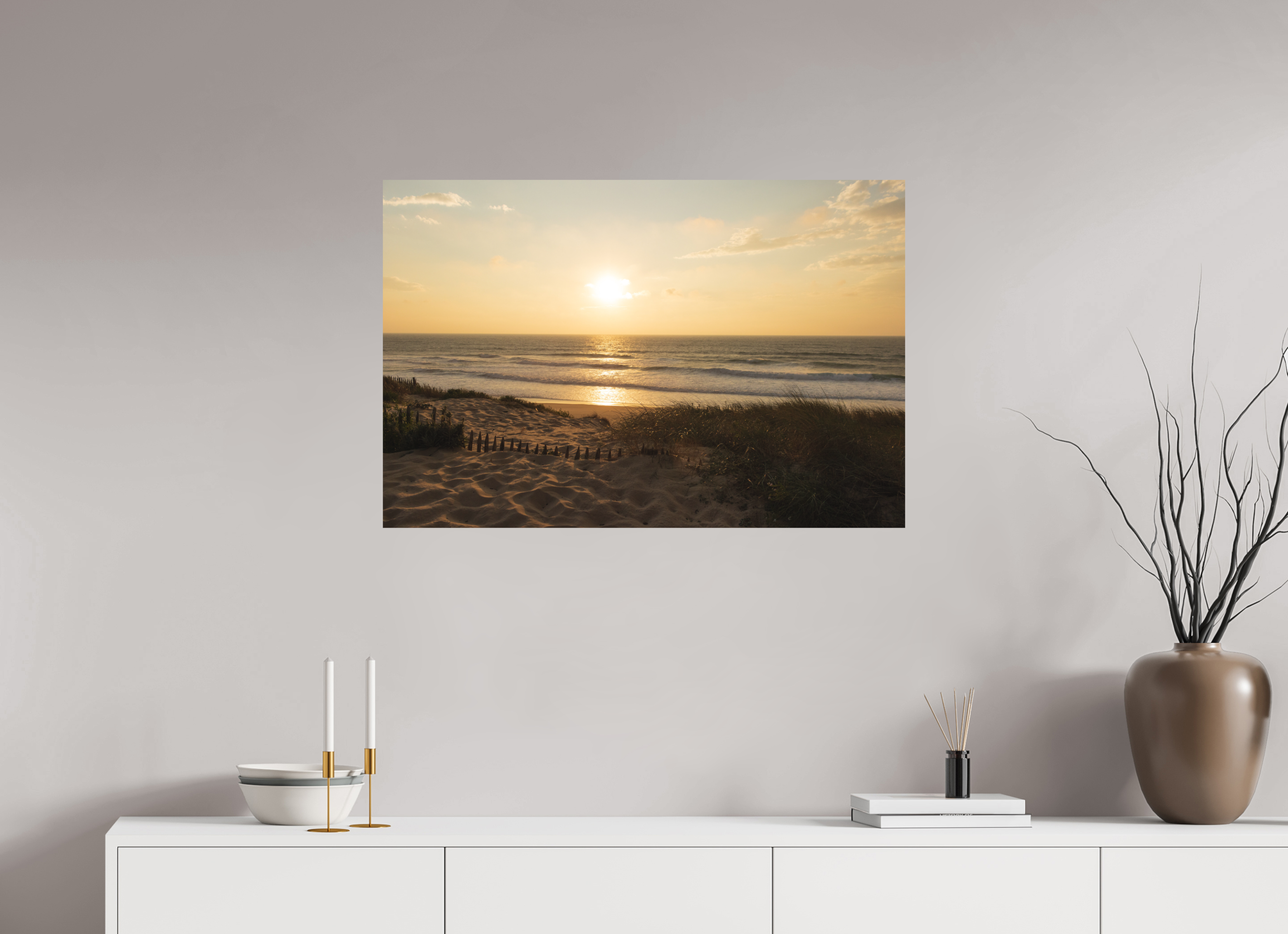 90 x 60 cm, Fine-Art Matt Atlantic Glow