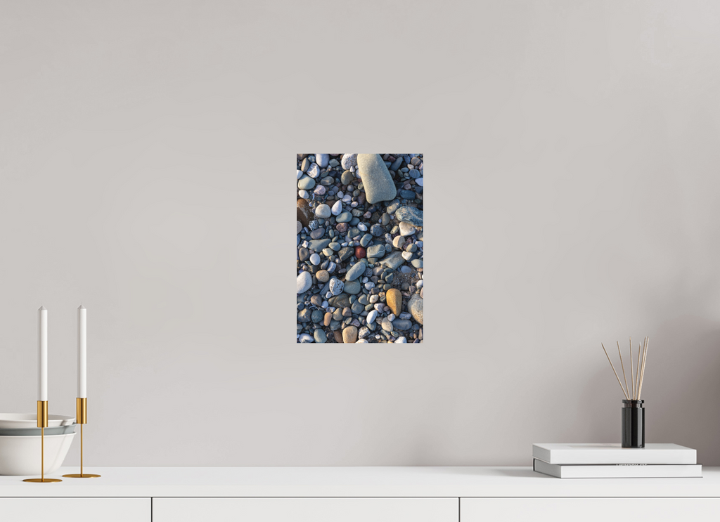 20 x 30 cm, Fine-Art Print Matt Shore of Stones