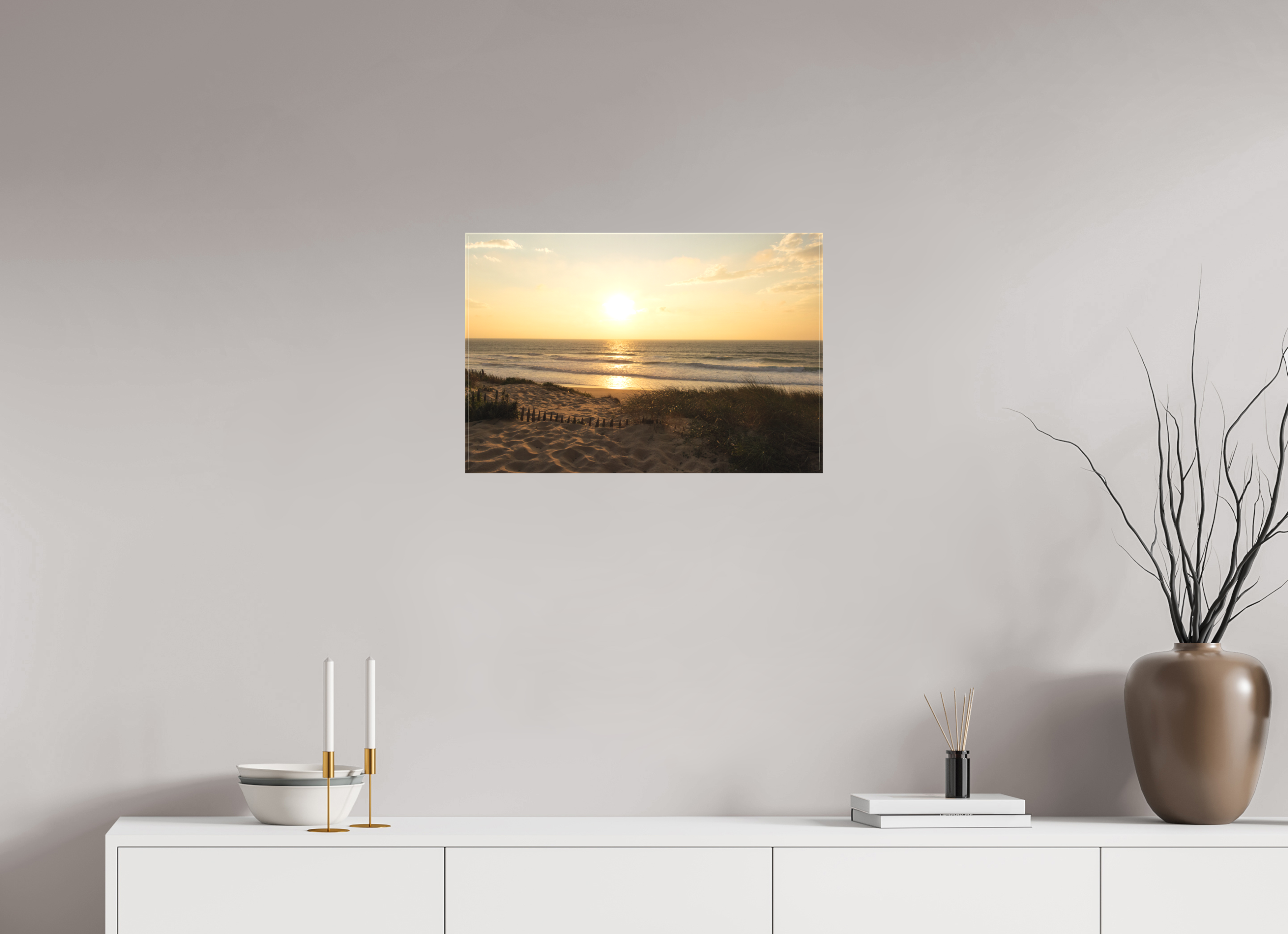 60 x 40 cm, Leinwand Atlantic Glow