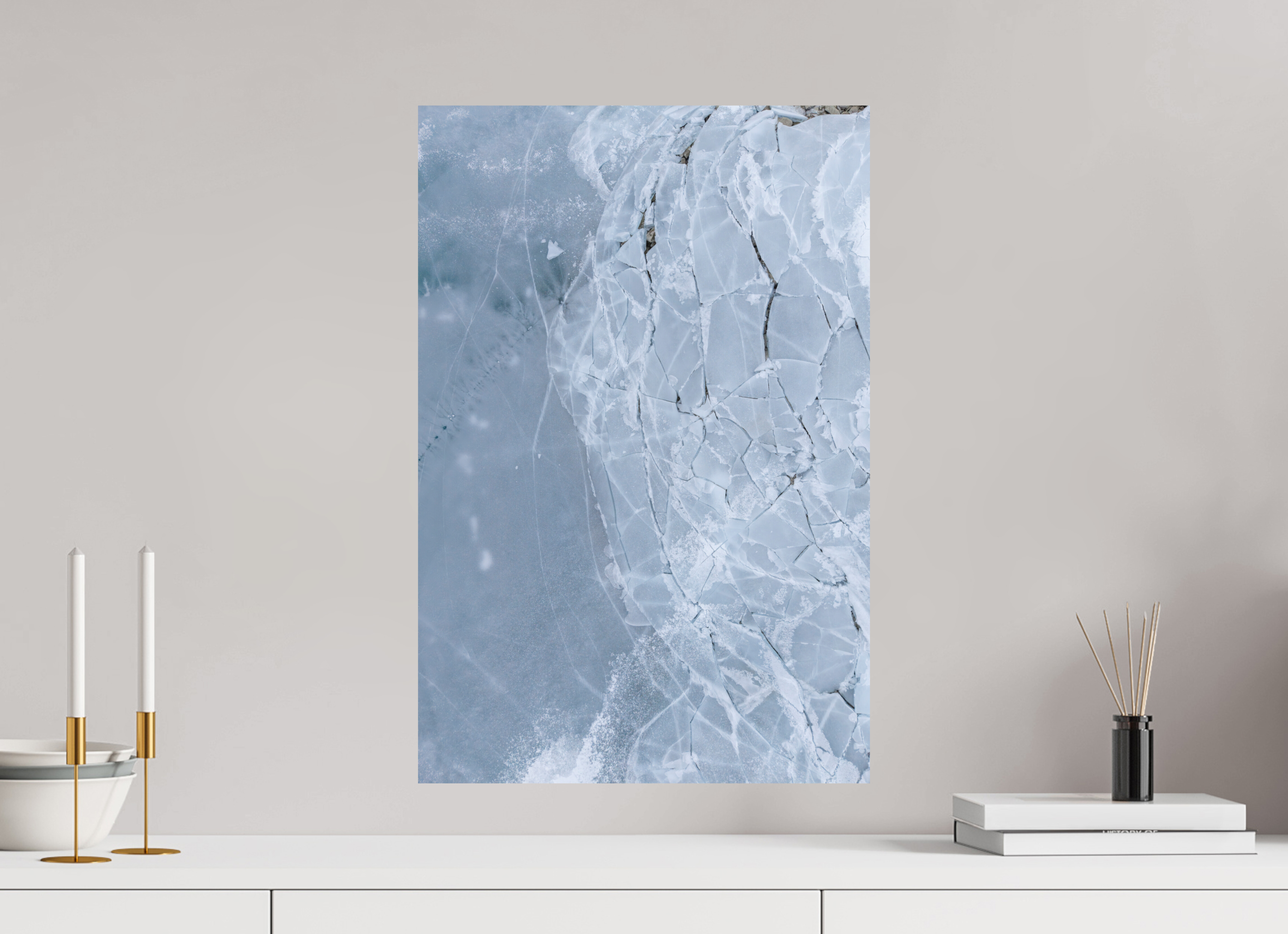 40 x 60 cm, Fine-Art Print Matt Shattered Surface
