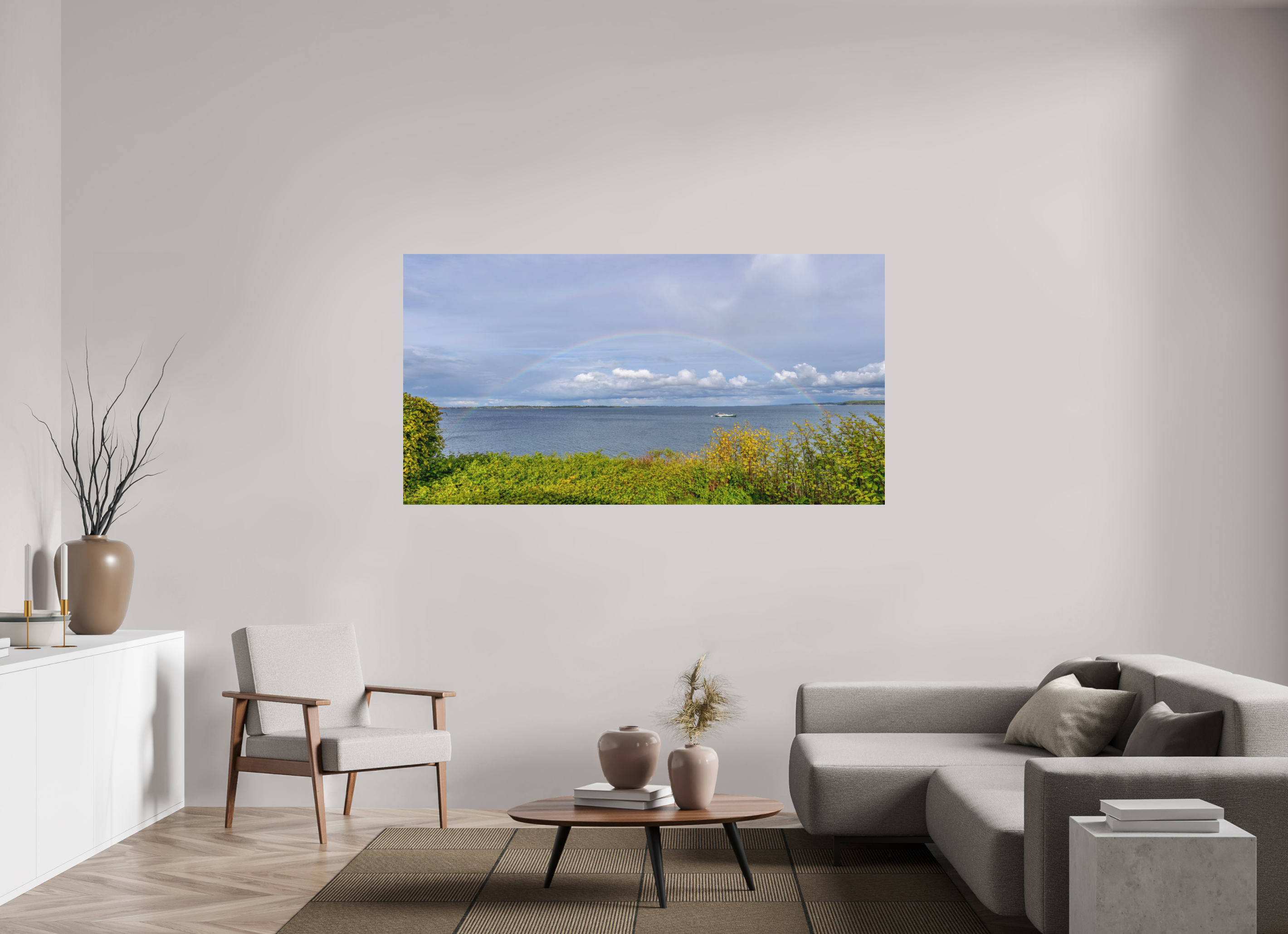 192,2 x 100 cm, Fine-Art Print Matt Painted Horizon