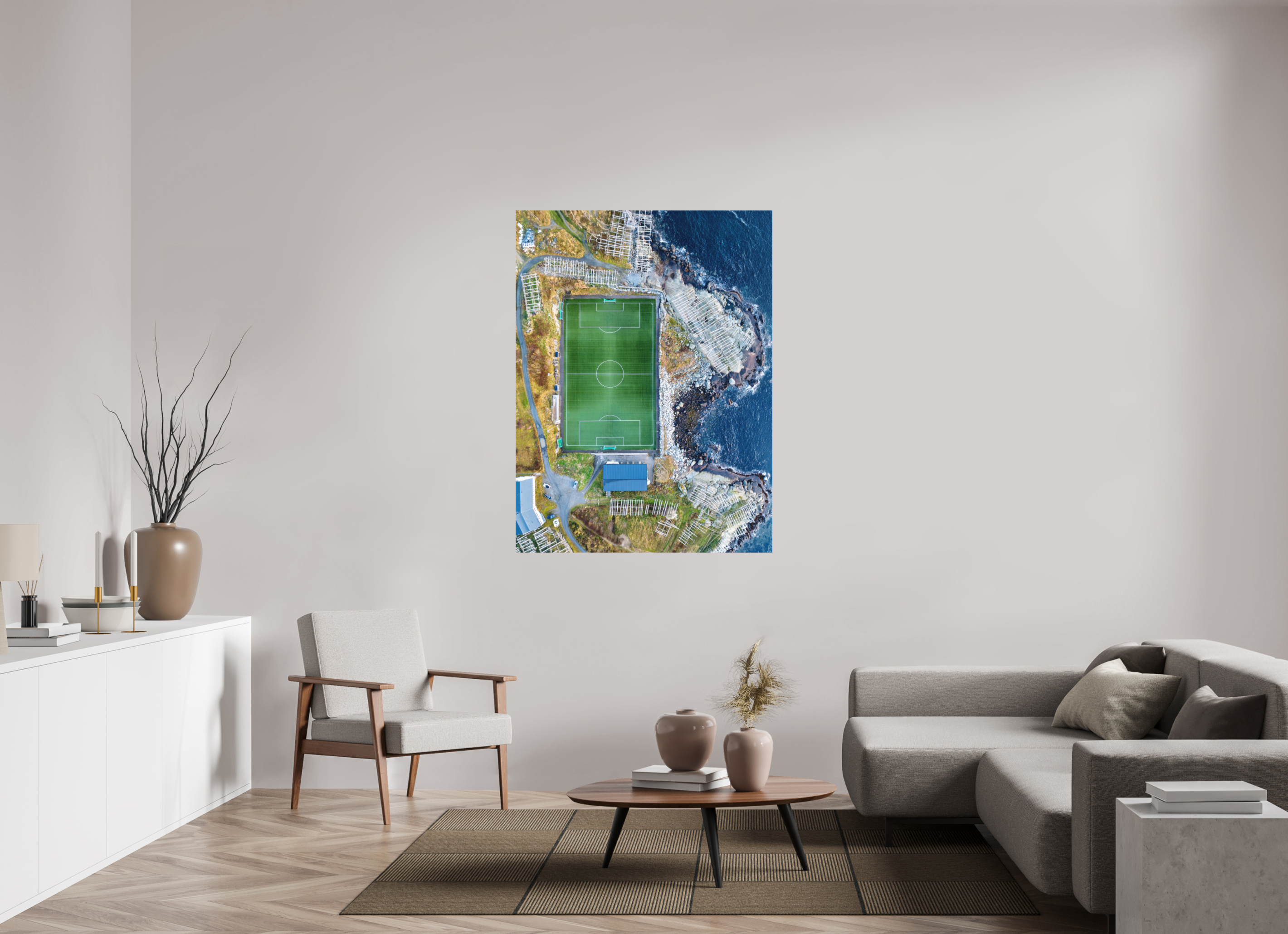 105 x 140 cm, Fine-Art Print Matt Play by the Sea