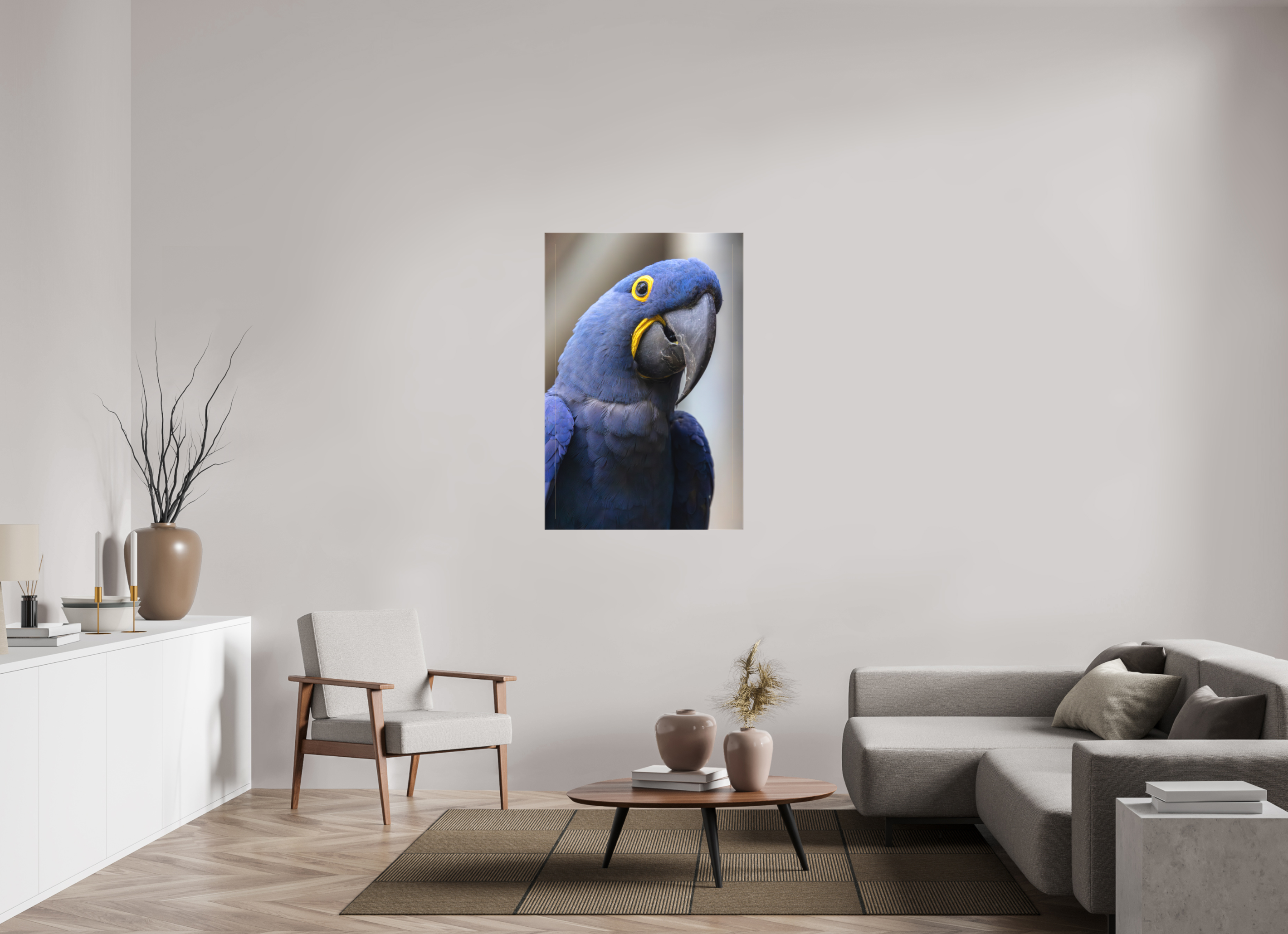 80 x 120 cm, Leinwand Blue Glory