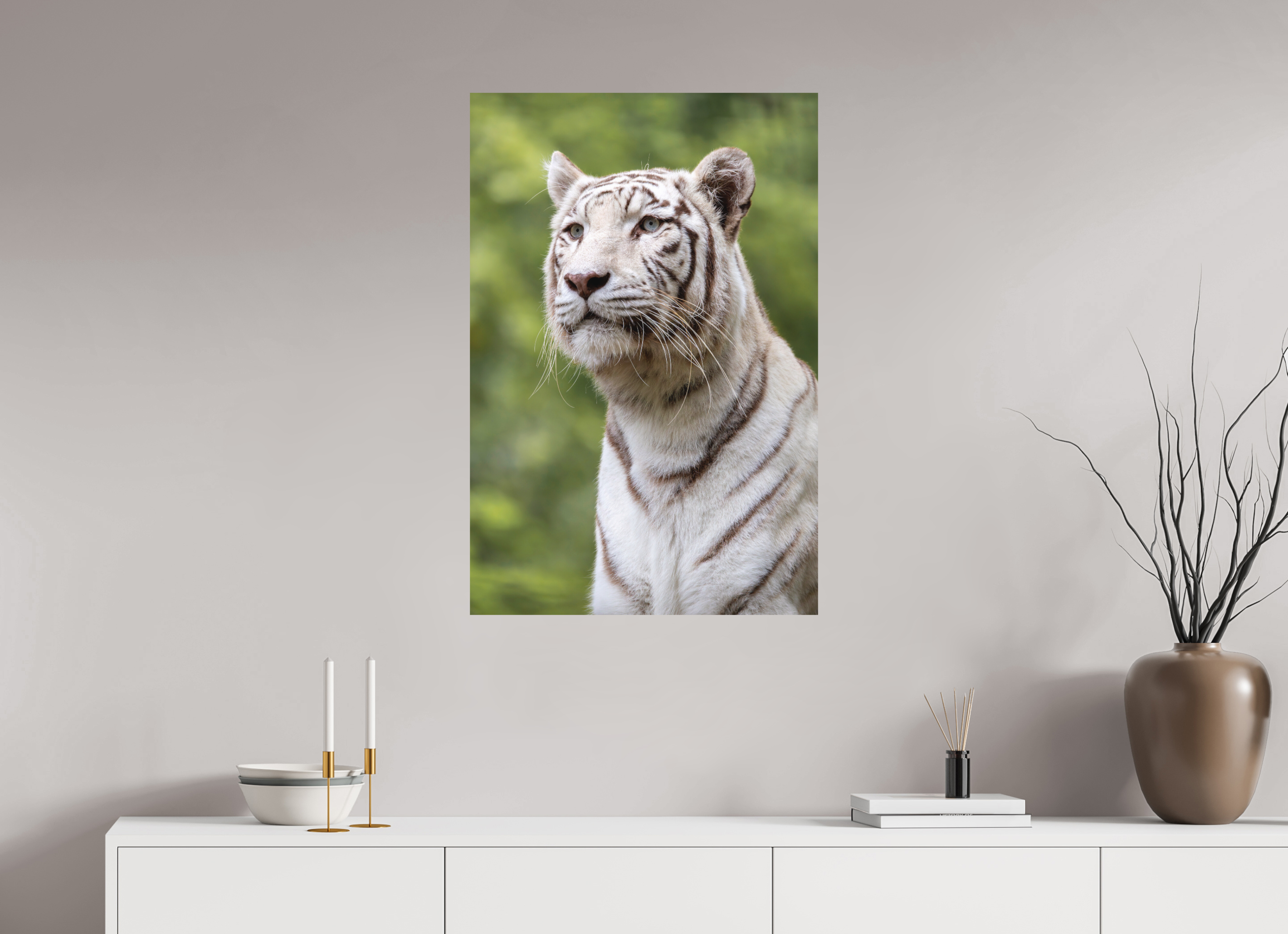 60 x 90 cm, Fine-Art Print Matt Gaze of the White King