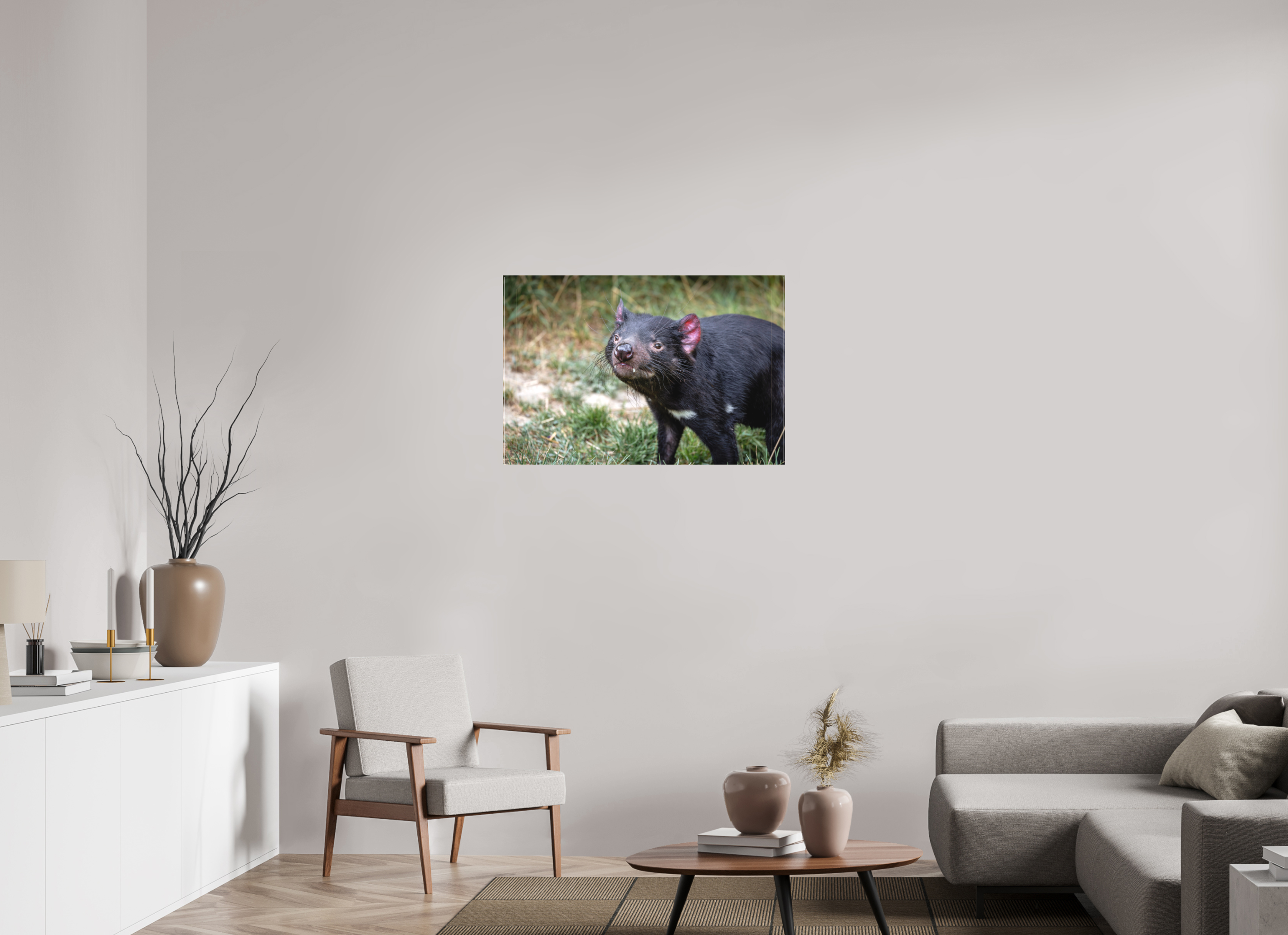 90 x 60 cm, Leinwand Friendly Devil