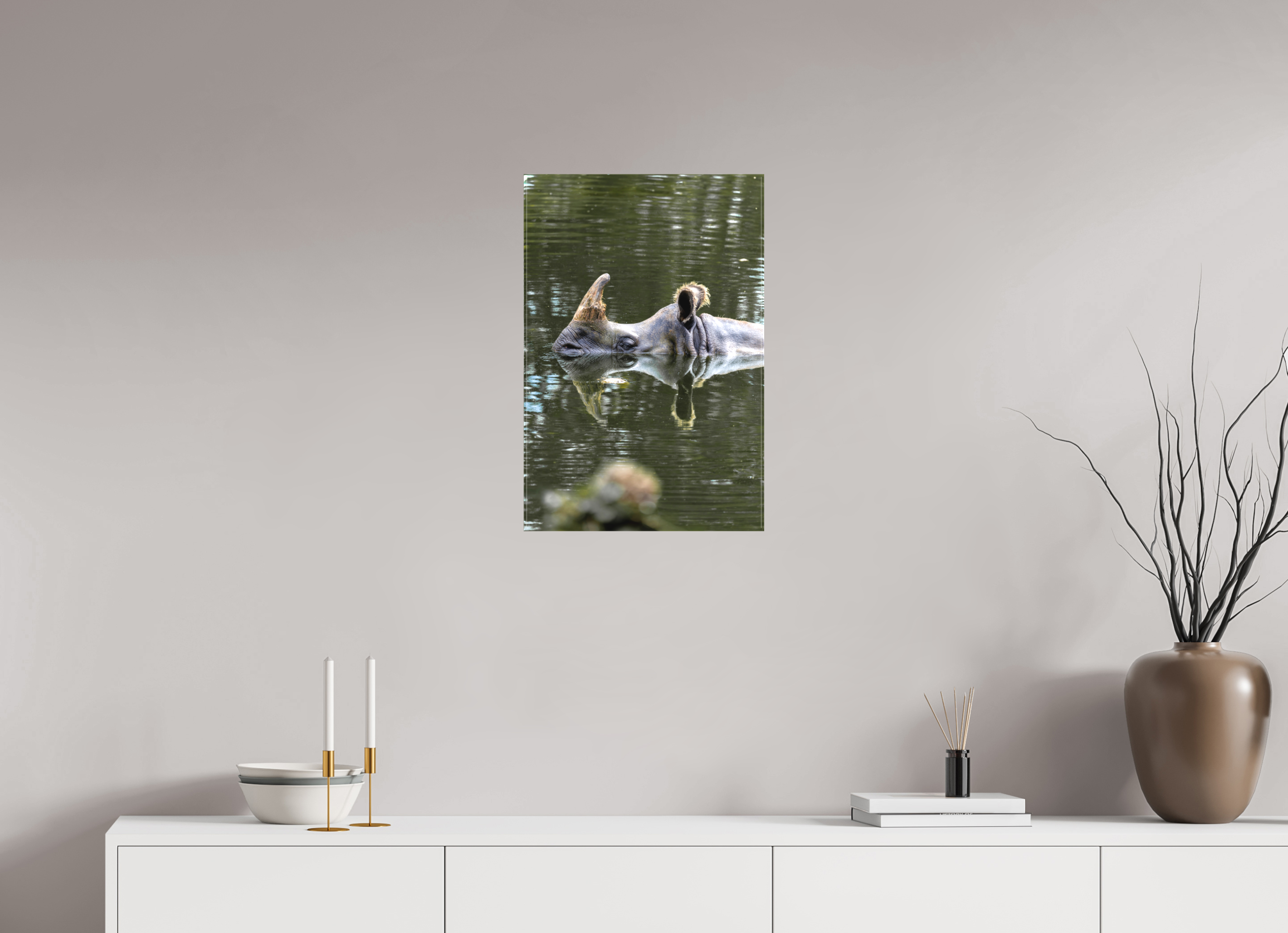 40 x 60 cm, Leinwand Mirror of the Wild
