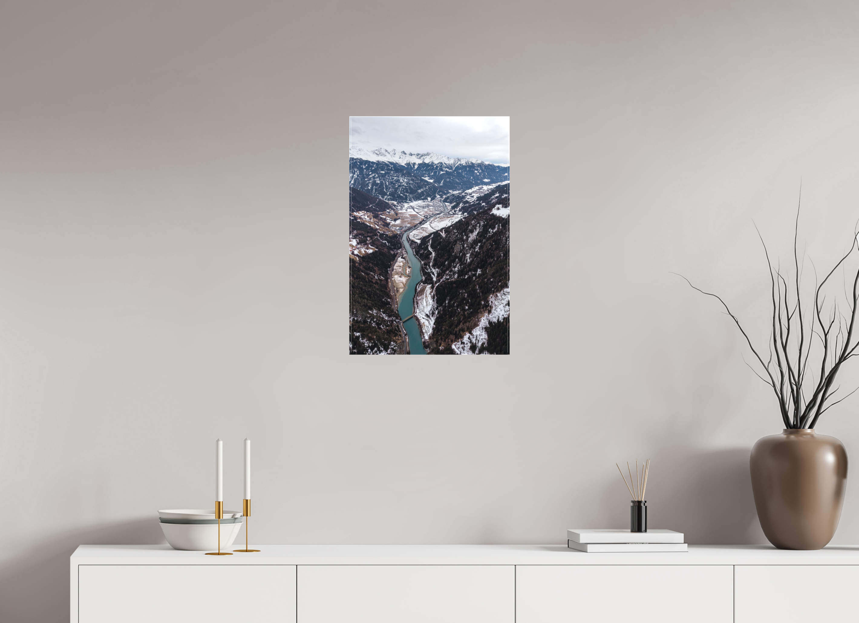 40 x 60 cm, Leinwand Valley of Silence