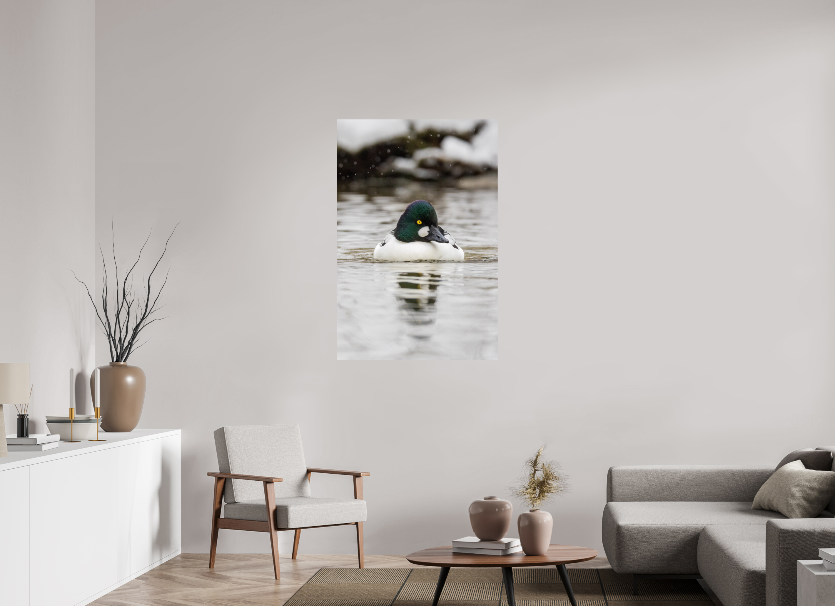 80 x 120 cm, Fine Art Print auf Alu-Dibond Gentle Glide