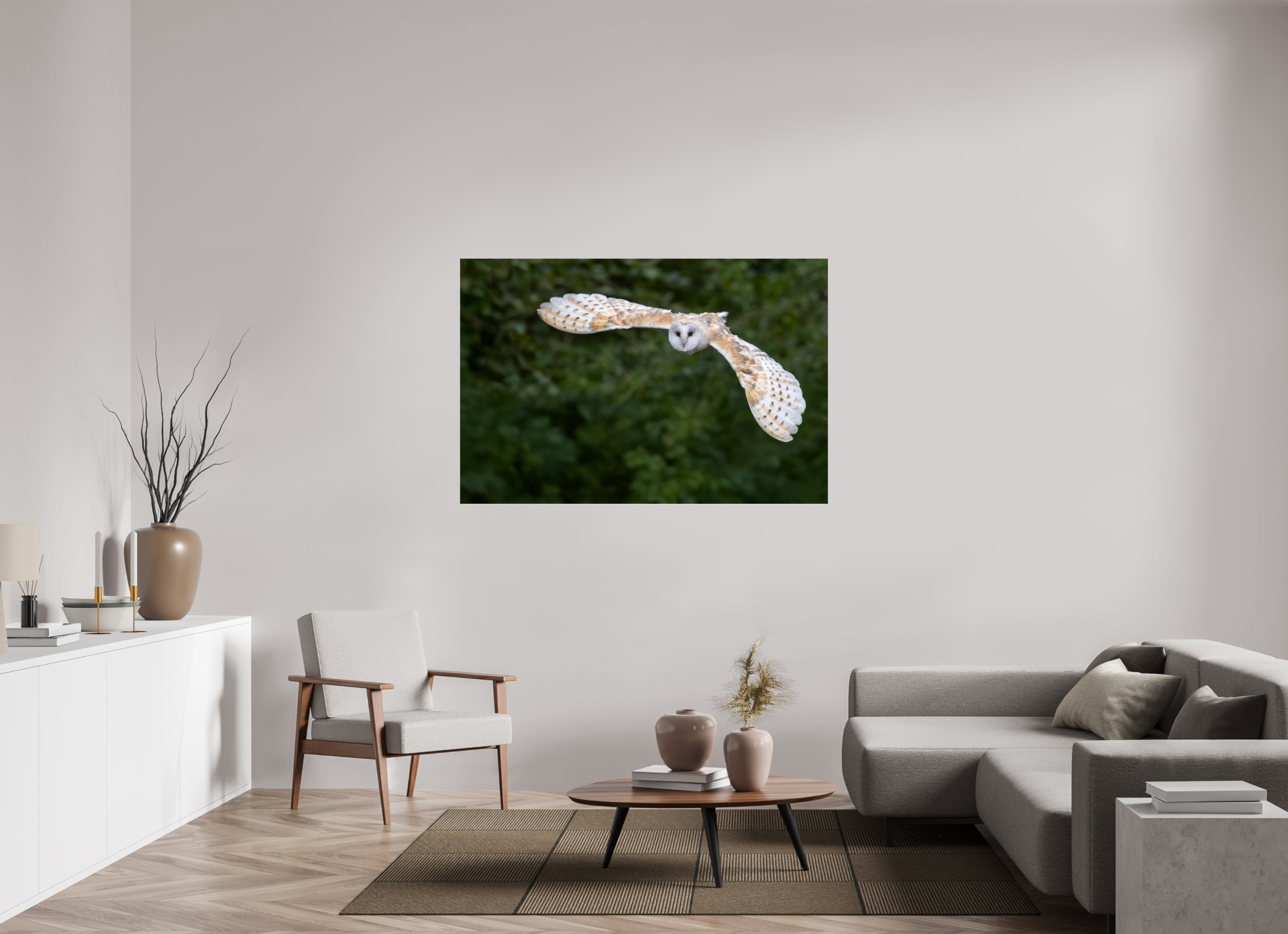 150 x 100 cm, Fine Art Print auf Alu-Dibond Silent Flight