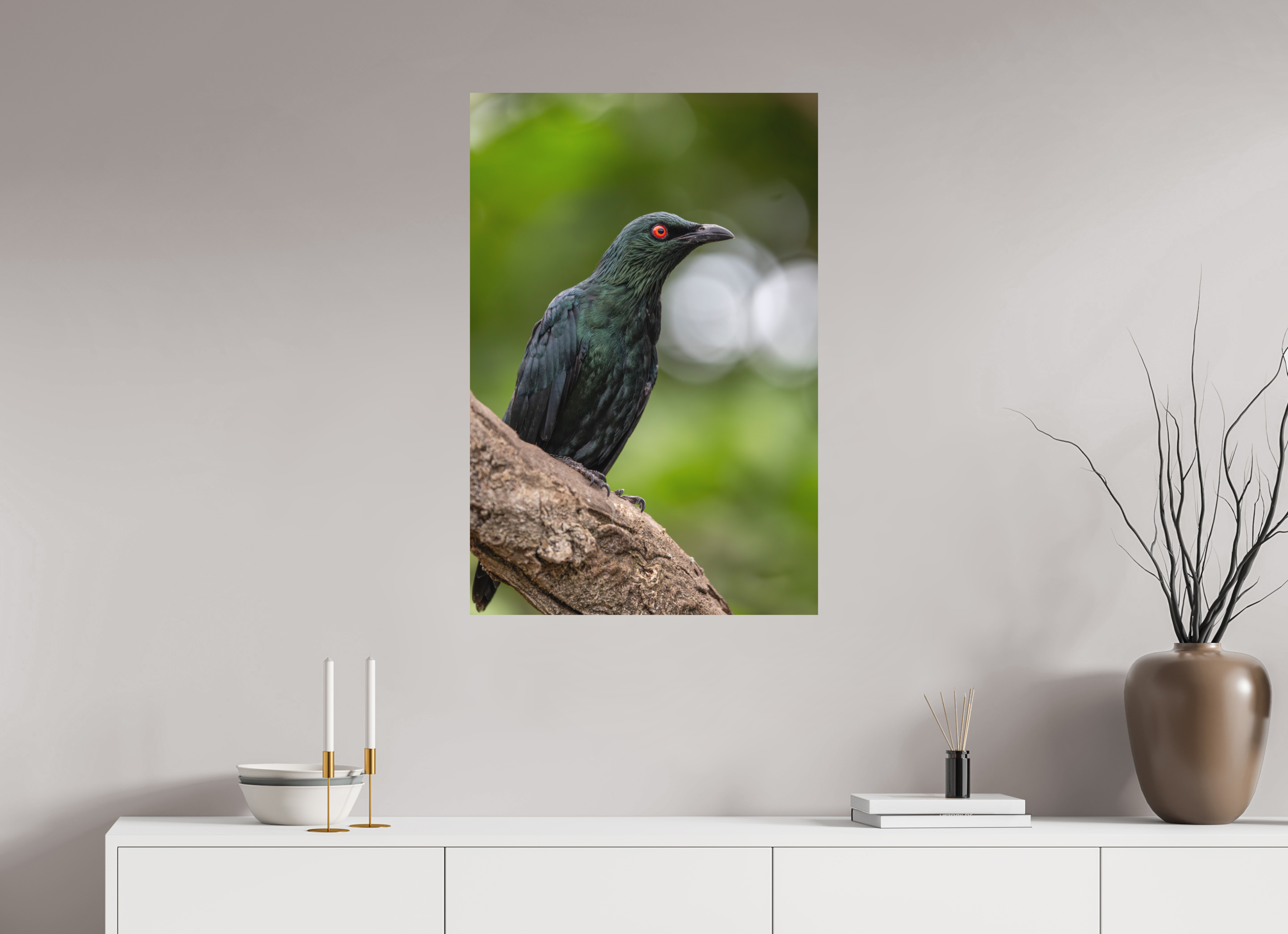 60 x 90 cm, Fine-Art Print Matt Crimson Gaze