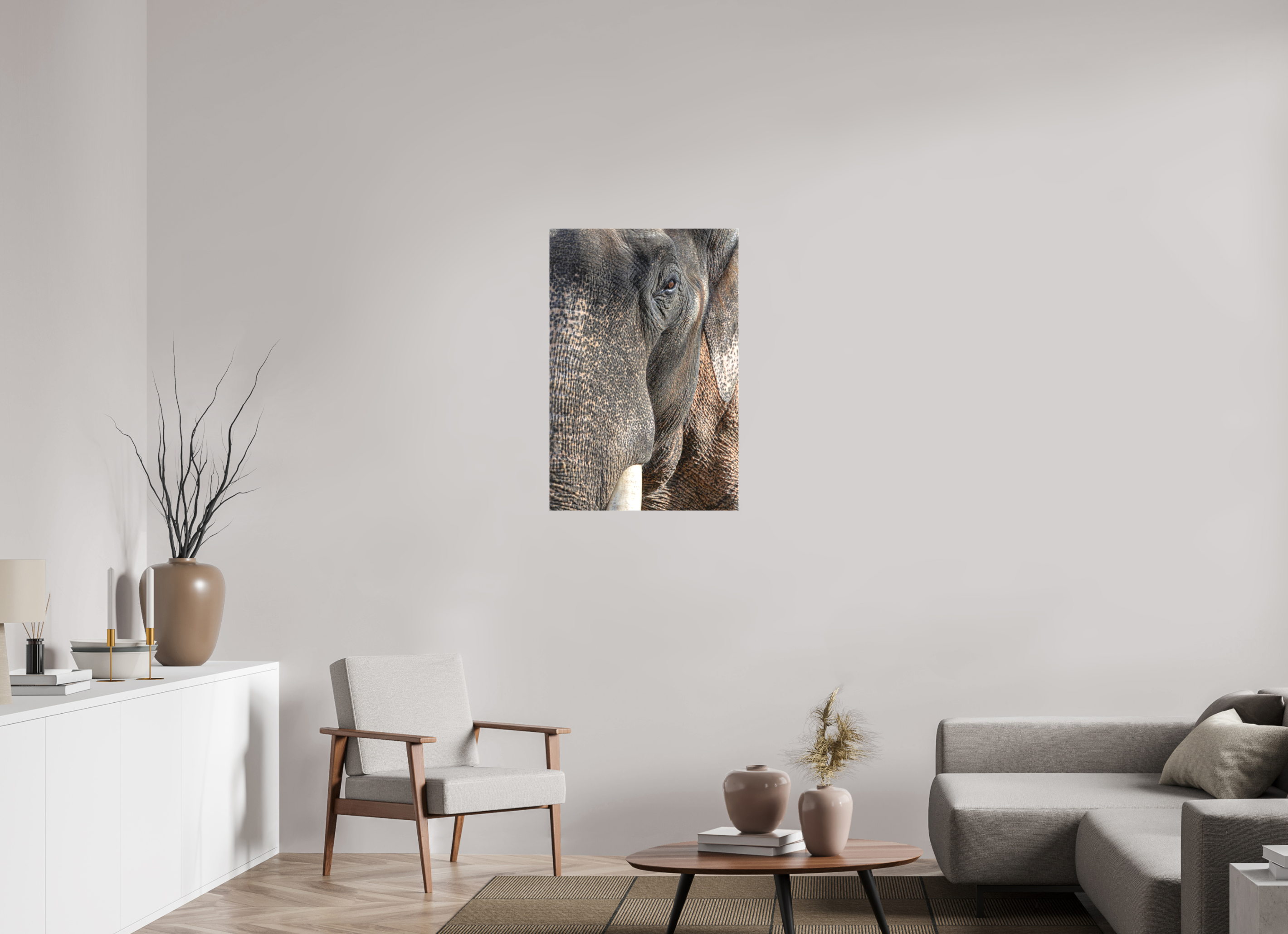 60 x 90 cm, Leinwand Soul of the Elephant