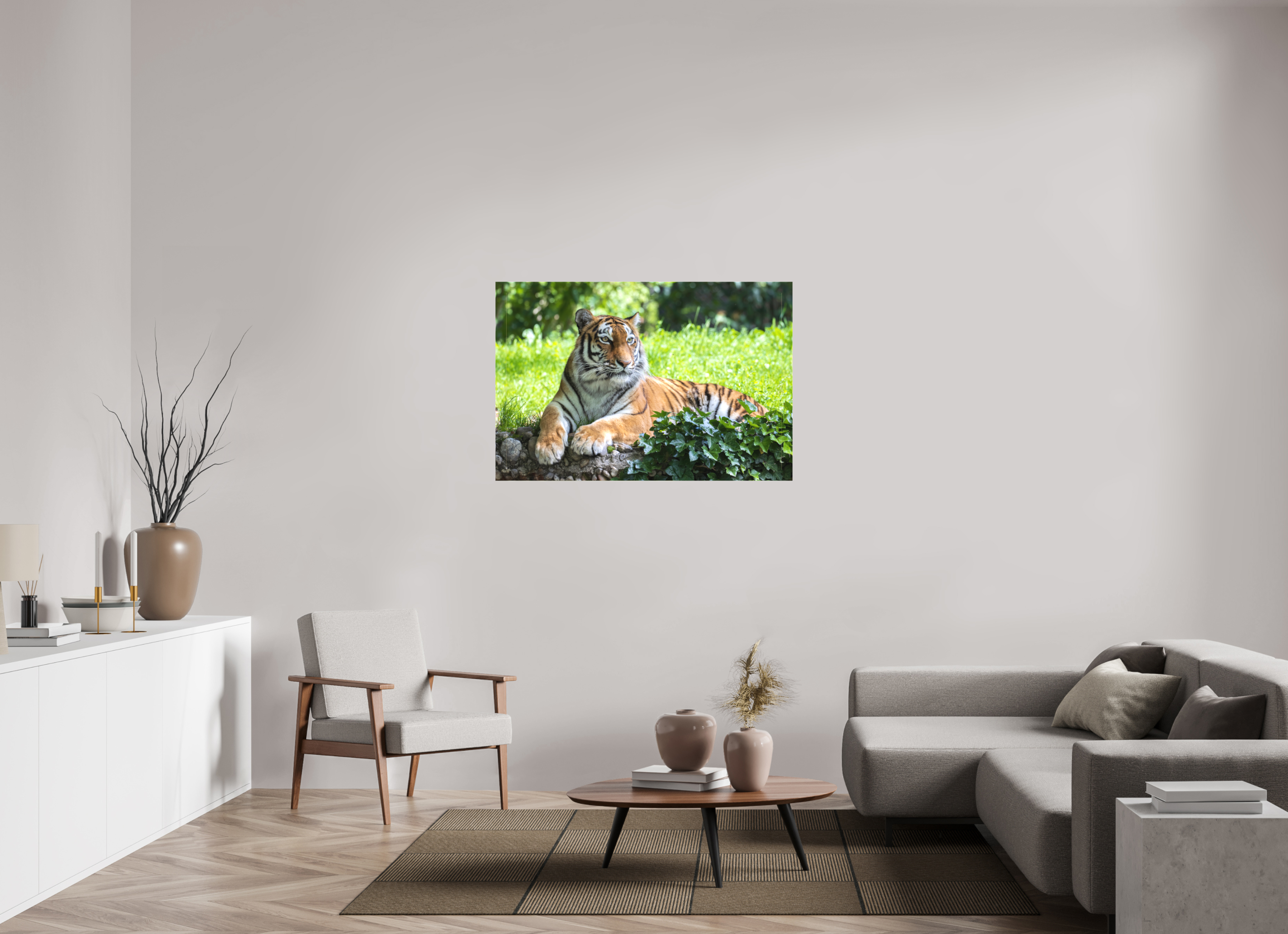 120 x 80 cm, Leinwand Resting Predator