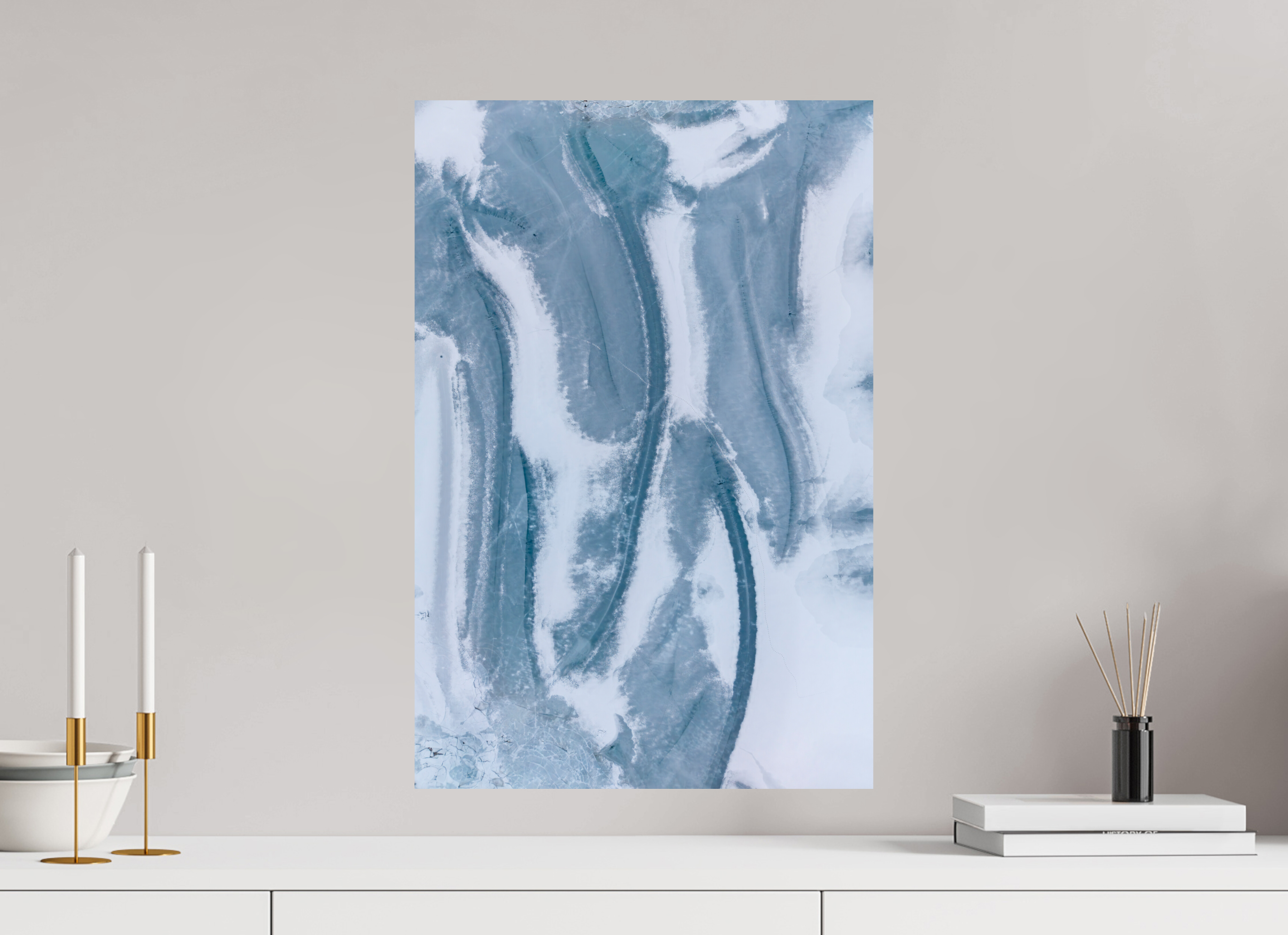 40 x 60 cm, Fine Art Print auf Alu-Dibond Ice Canvas