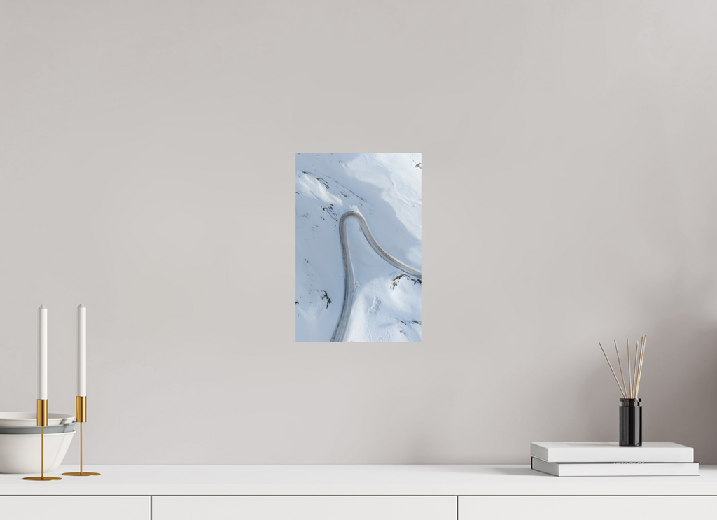 20 x 30 cm, Fine-Art Print Matt Frozen Curve