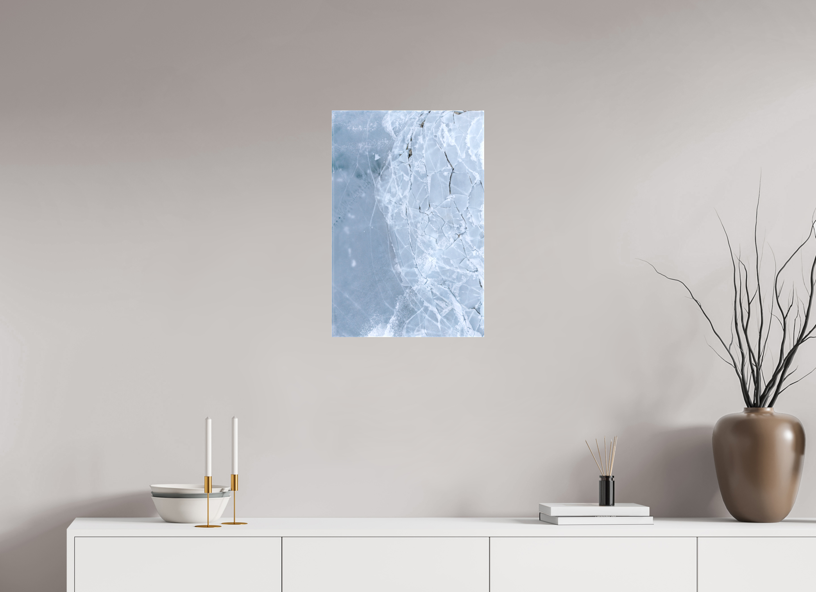 40 x 60 cm, Leinwand Shattered Surface