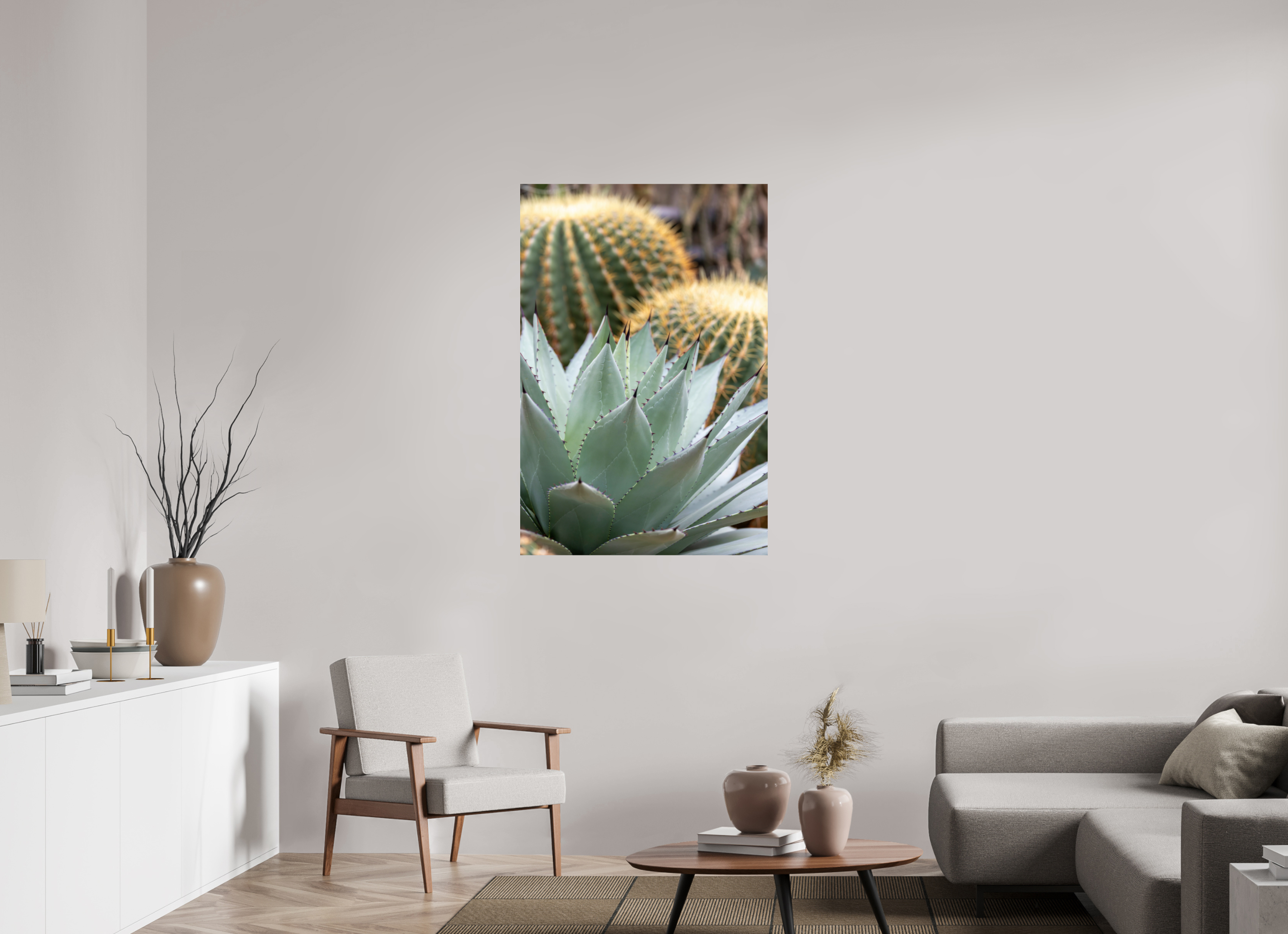80 x 120 cm, Fine Art Print auf Alu-Dibond Thorns & Grace