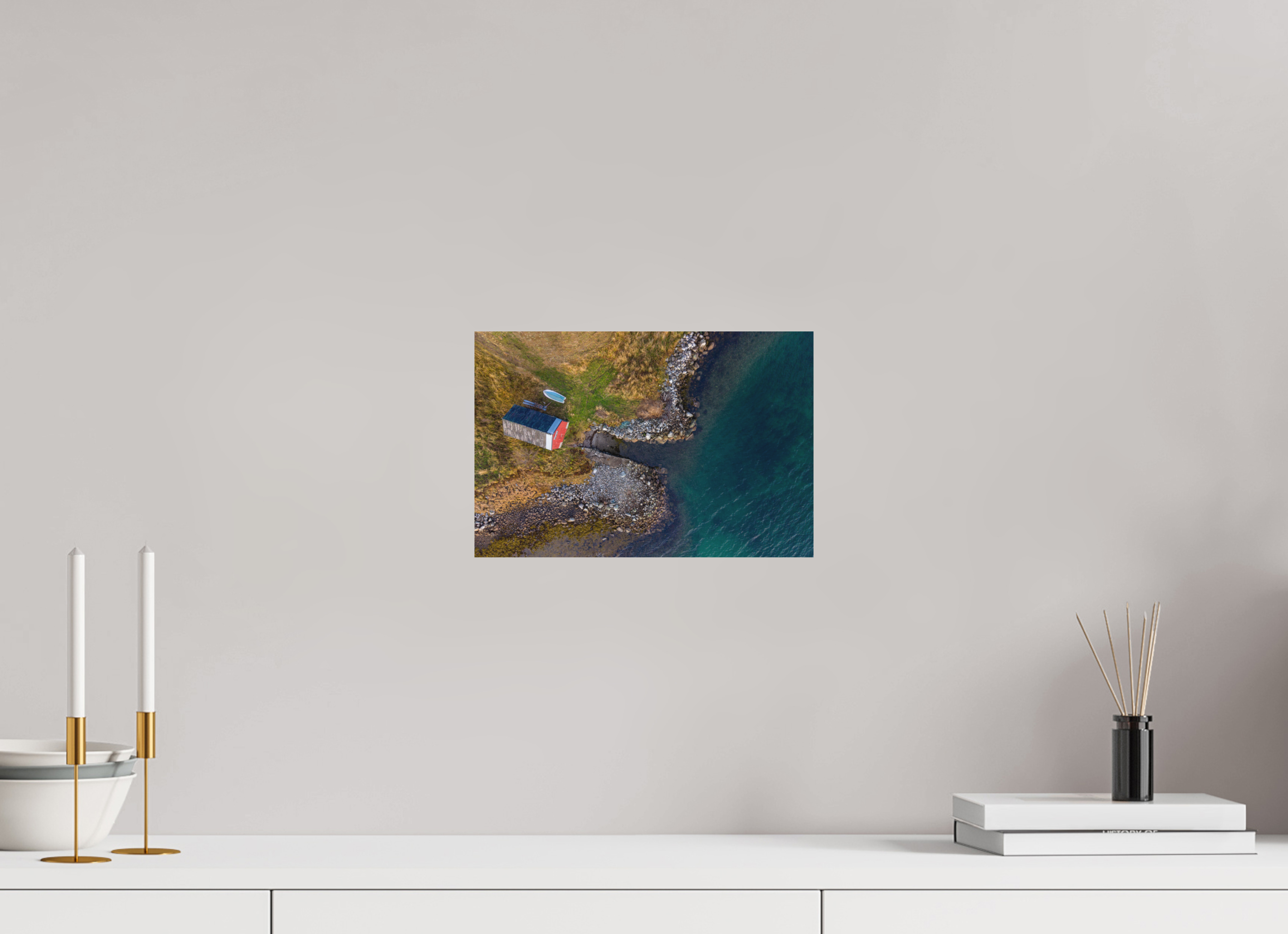 30 x 20 cm, Fine-Art Matt Lakeside Shack