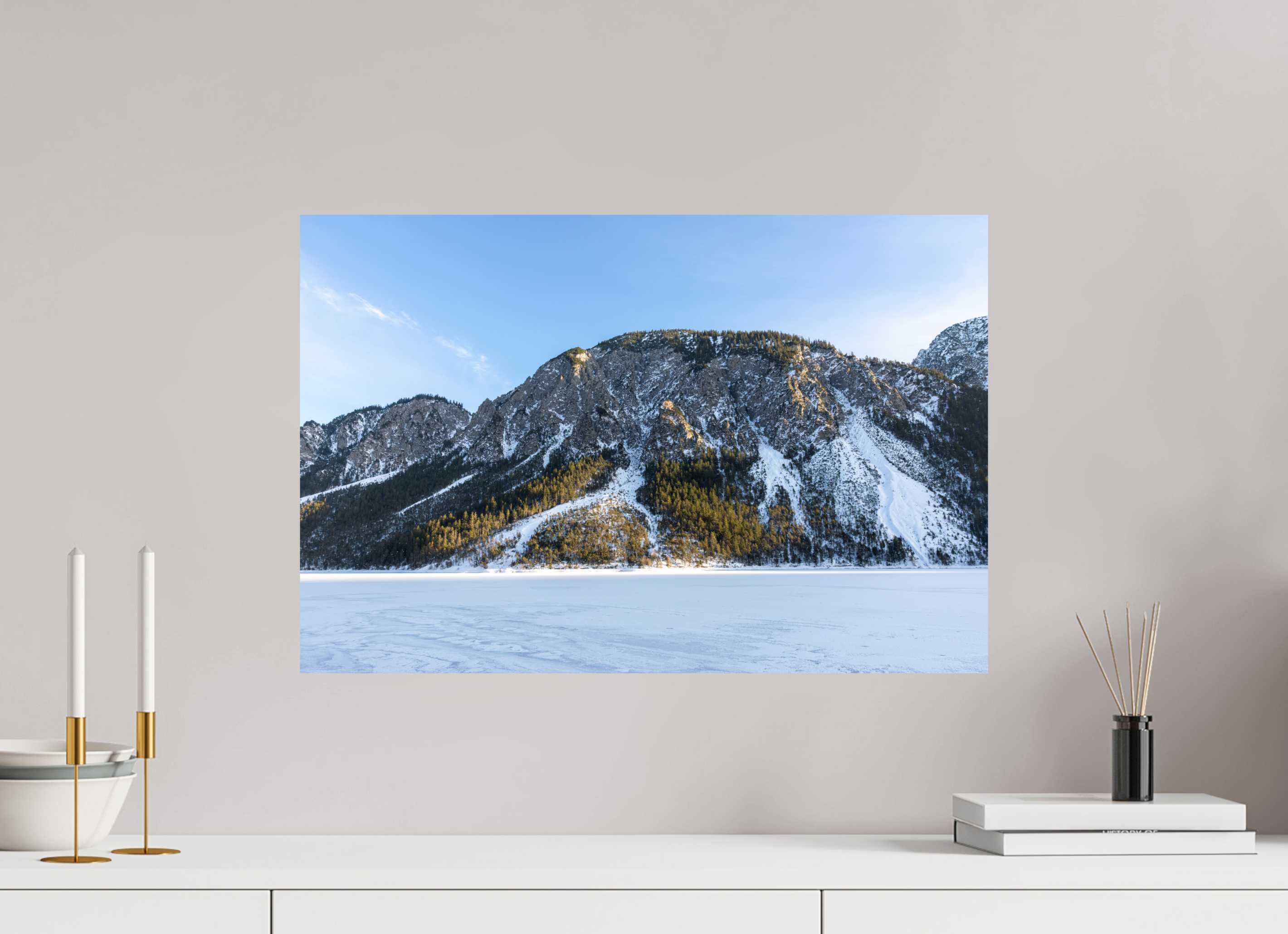 60 x 40 cm, Fine Art Print auf Alu-Dibond Evening Silence