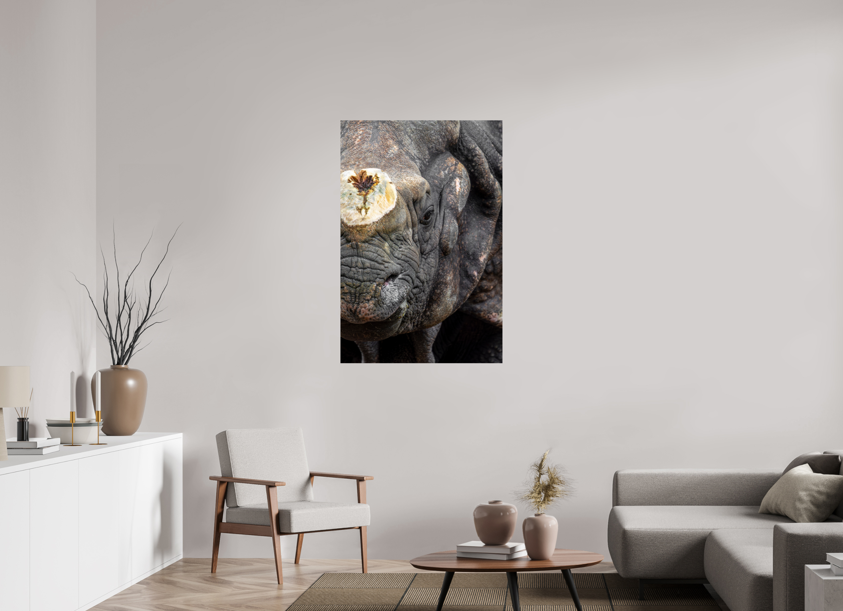 80 x 120 cm, Fine Art Print auf Alu-Dibond Iron Majesty