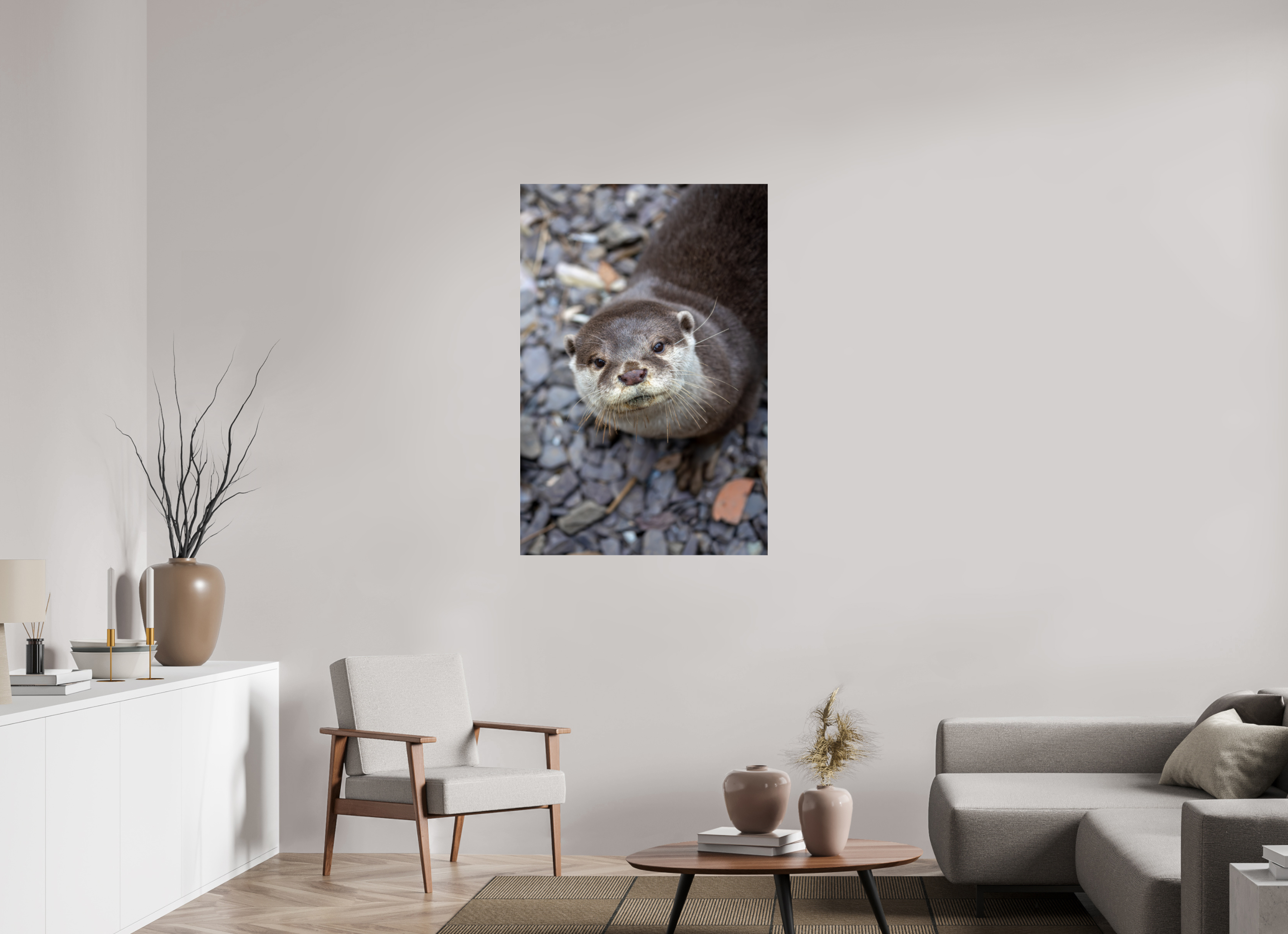 80 x 120 cm, Fine Art Print auf Alu-Dibond Hello There