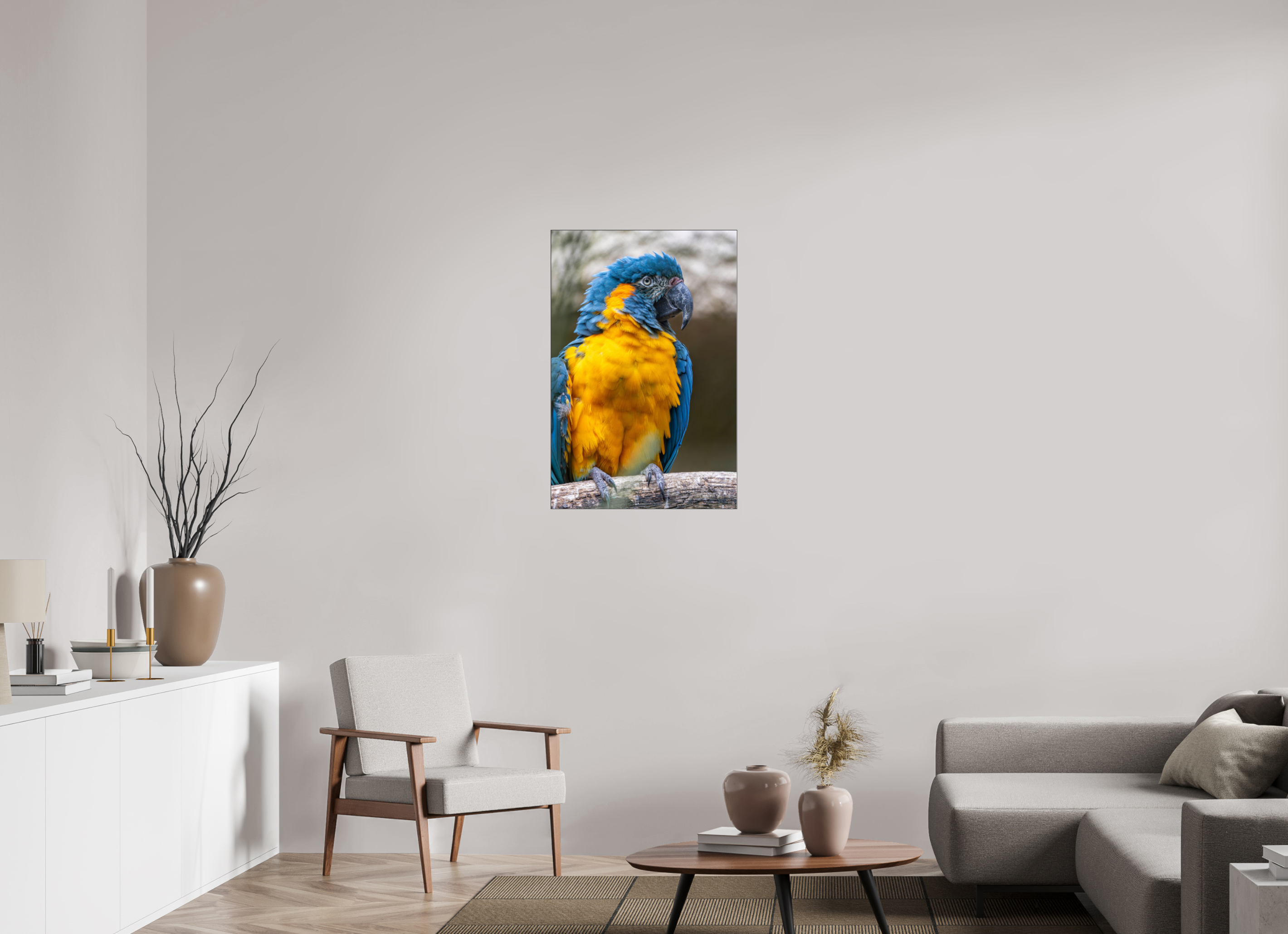 60 x 90 cm, Foto-Abzug hinter Acrylglas glänzend Azure Majesty