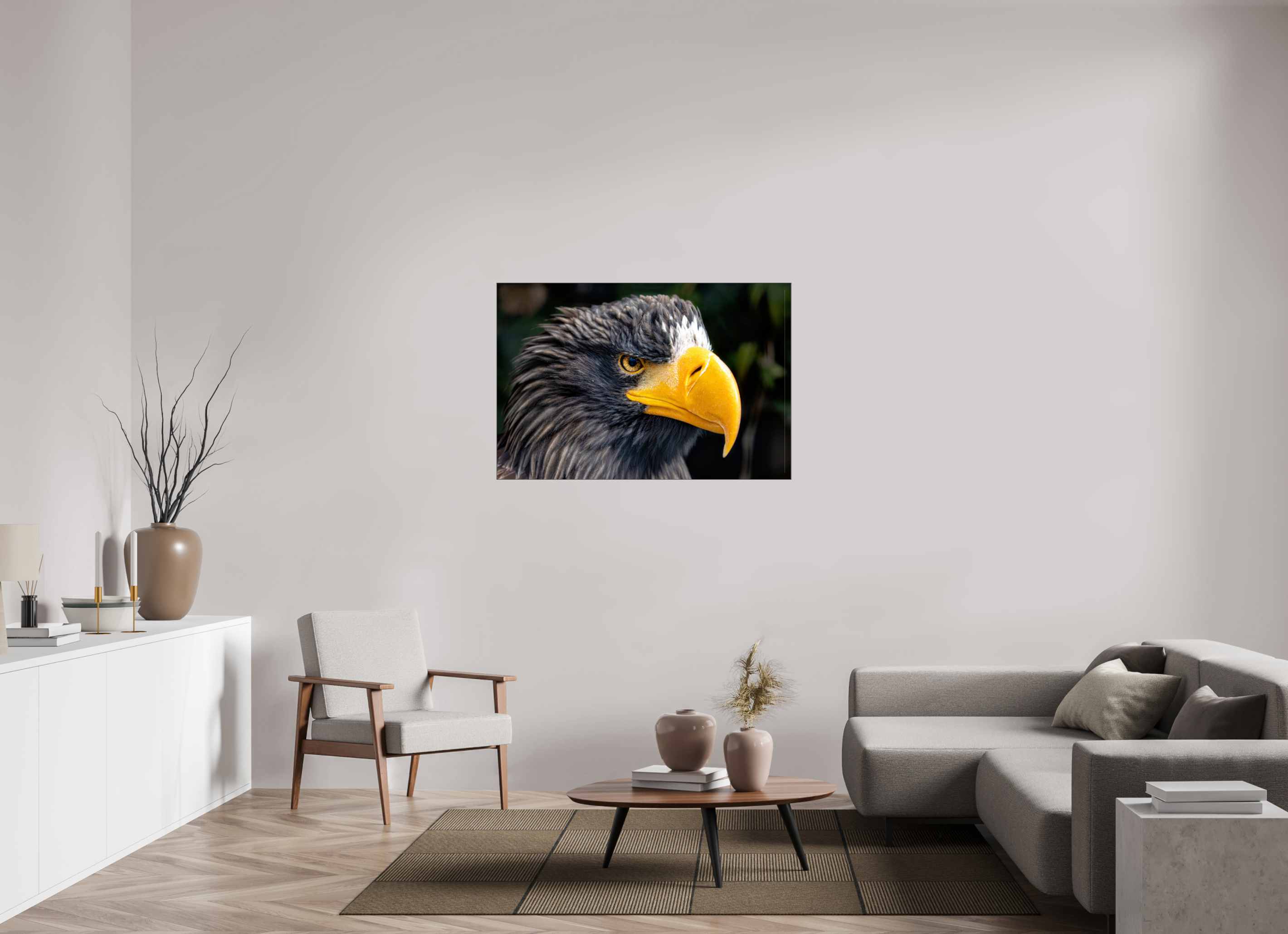 120 x 80 cm, Foto-Abzug hinter Acrylglas glänzend Imperial Gaze