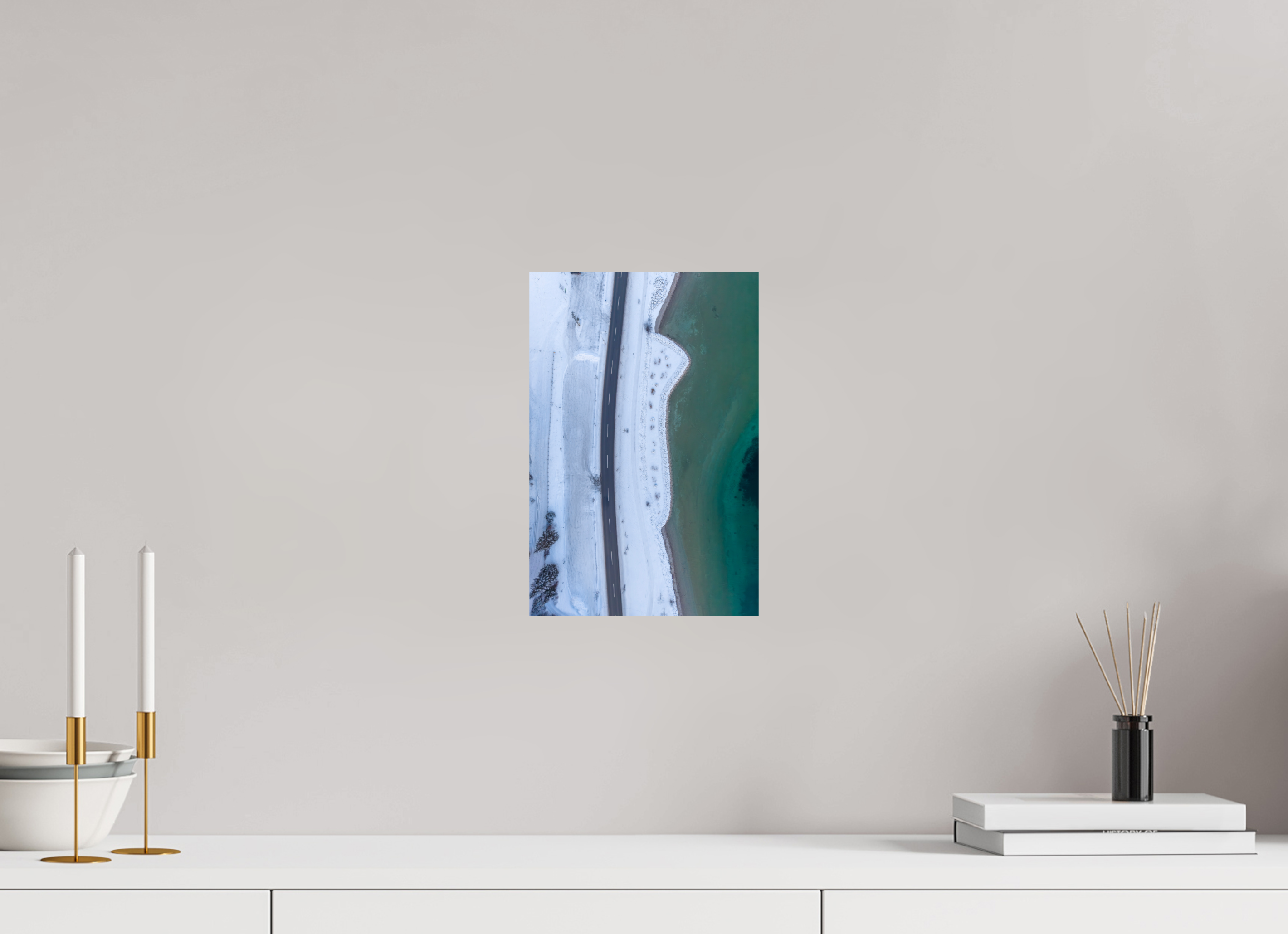 20 x 30 cm, Fine Art Print auf Alu-Dibond Silent Shoreline