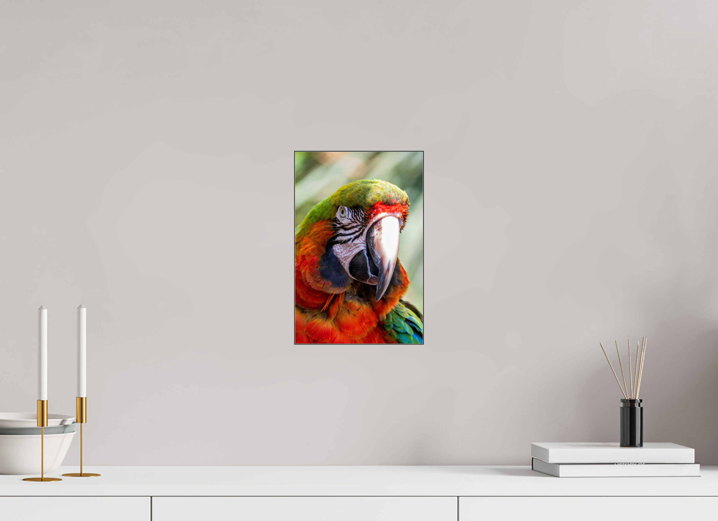 20 x 30 cm, Foto-Abzug hinter Acrylglas glänzend Vivid Portrait