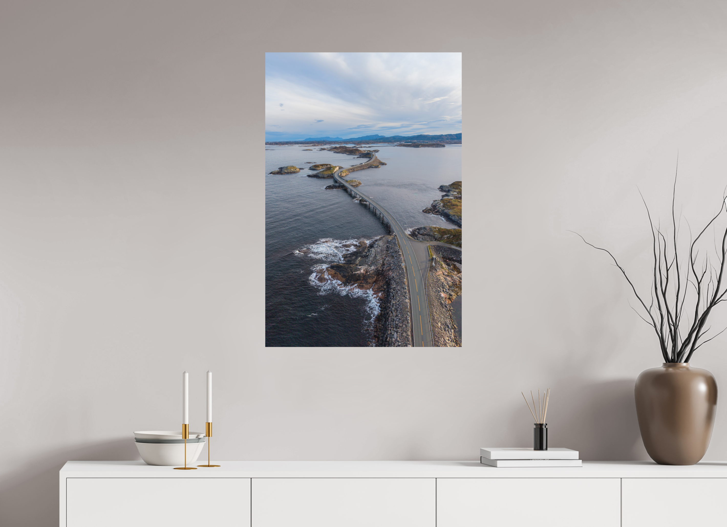 60 x 90 cm, Fine-Art Matt Curves of the Sea