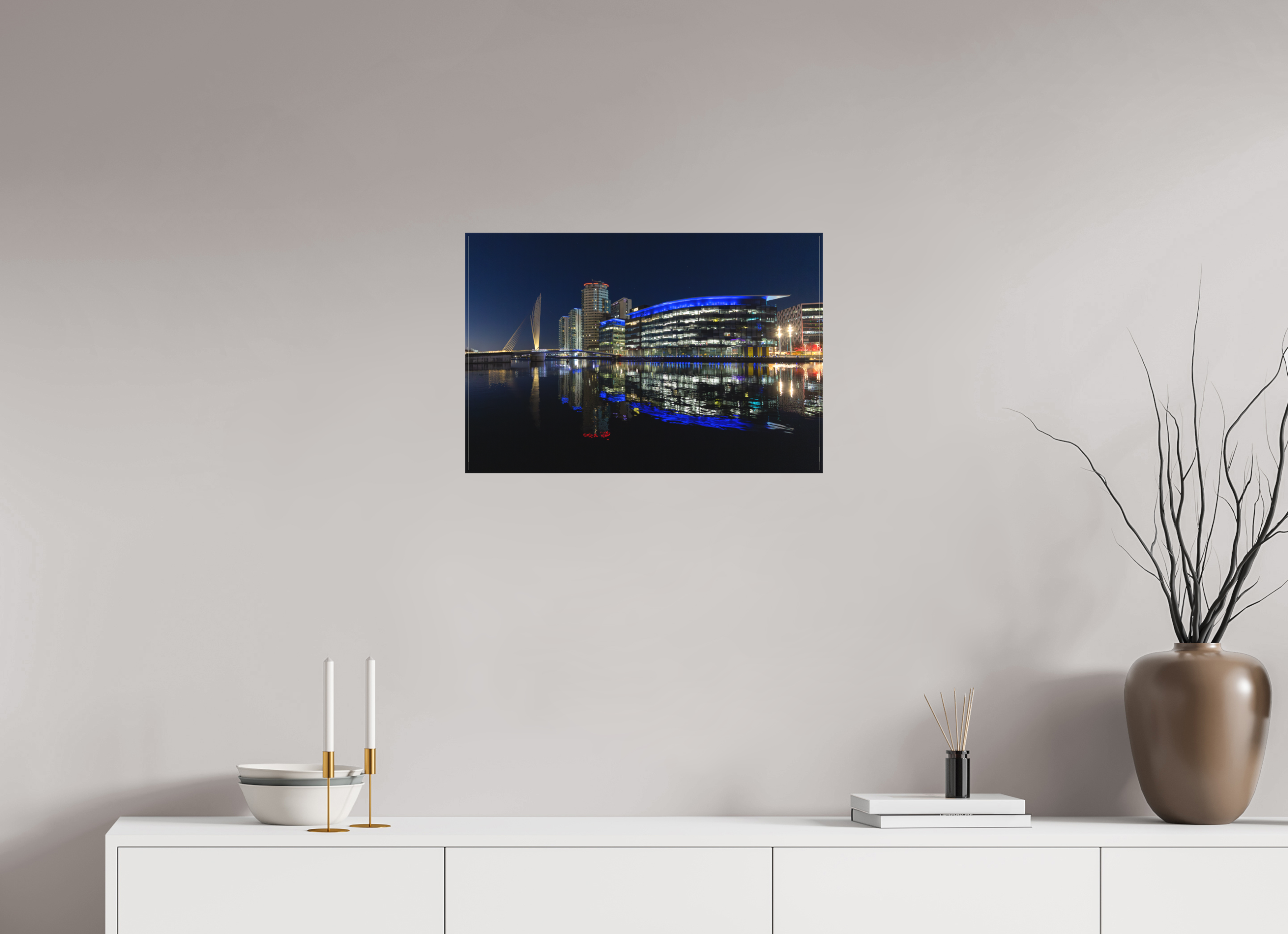 60 x 40 cm, Leinwand City After Dark