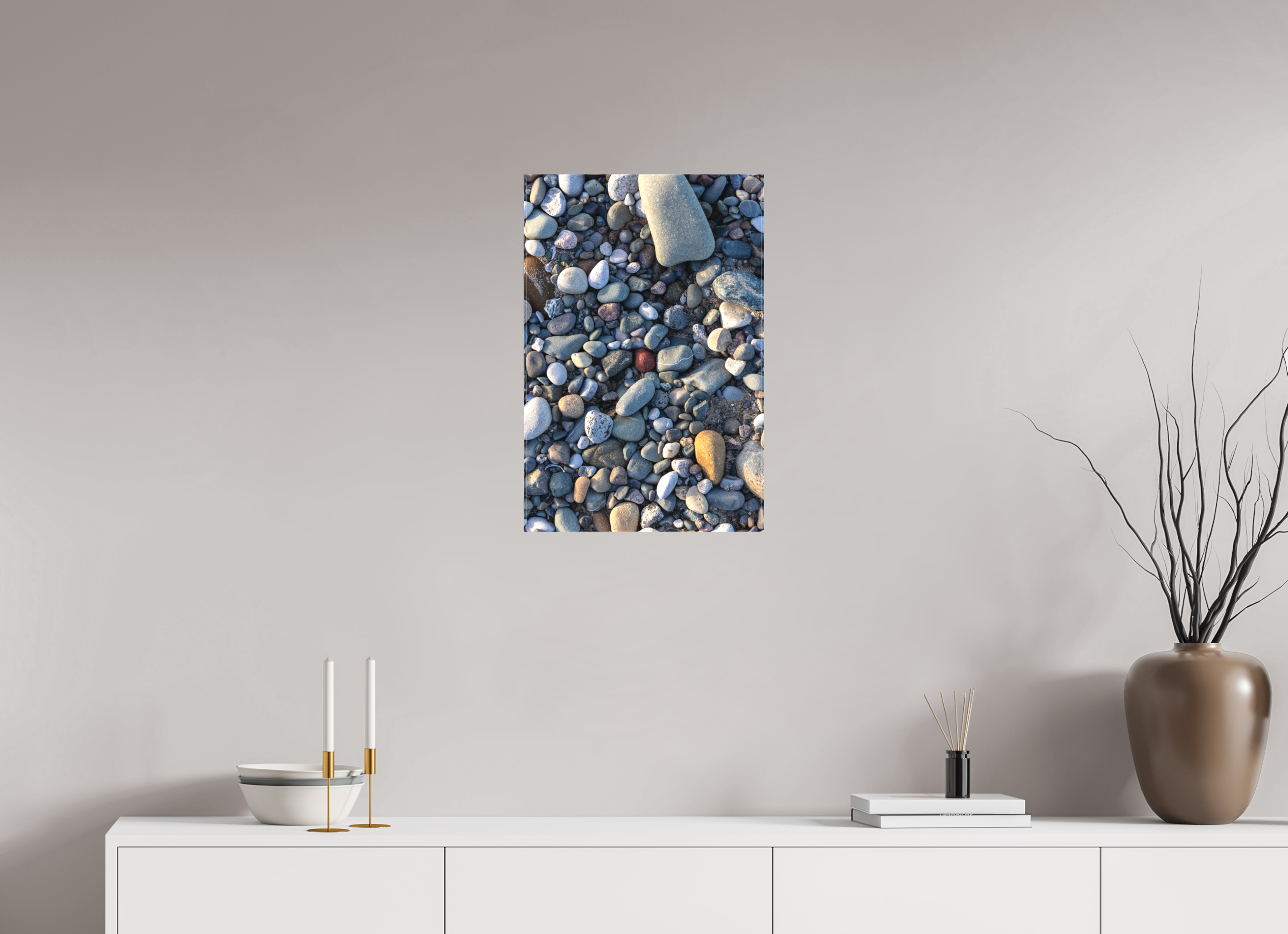 40 x 60 cm, Leinwand Shore of Stones