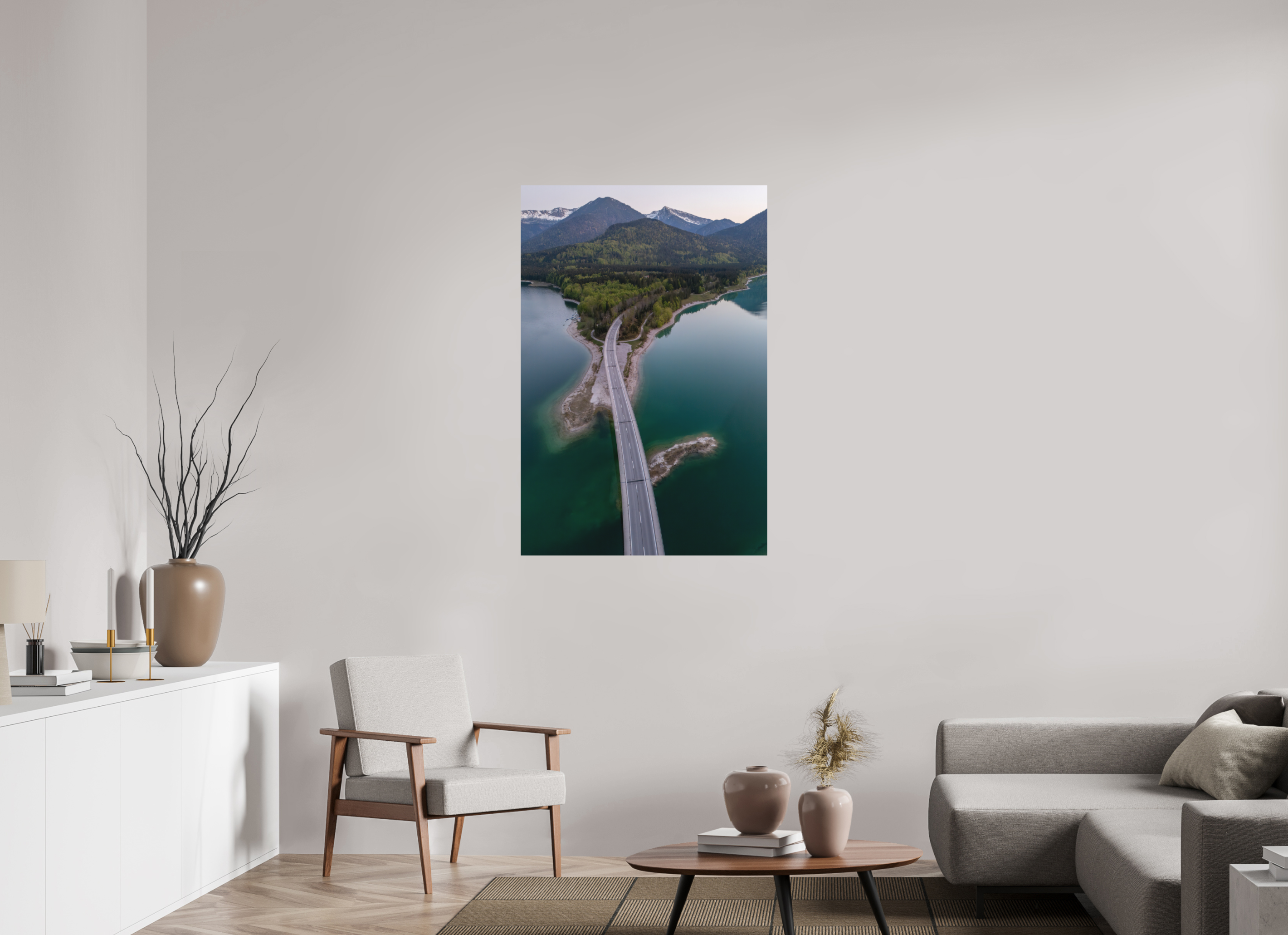 80 x 120 cm, Fine-Art Matt Bridge to Serenity