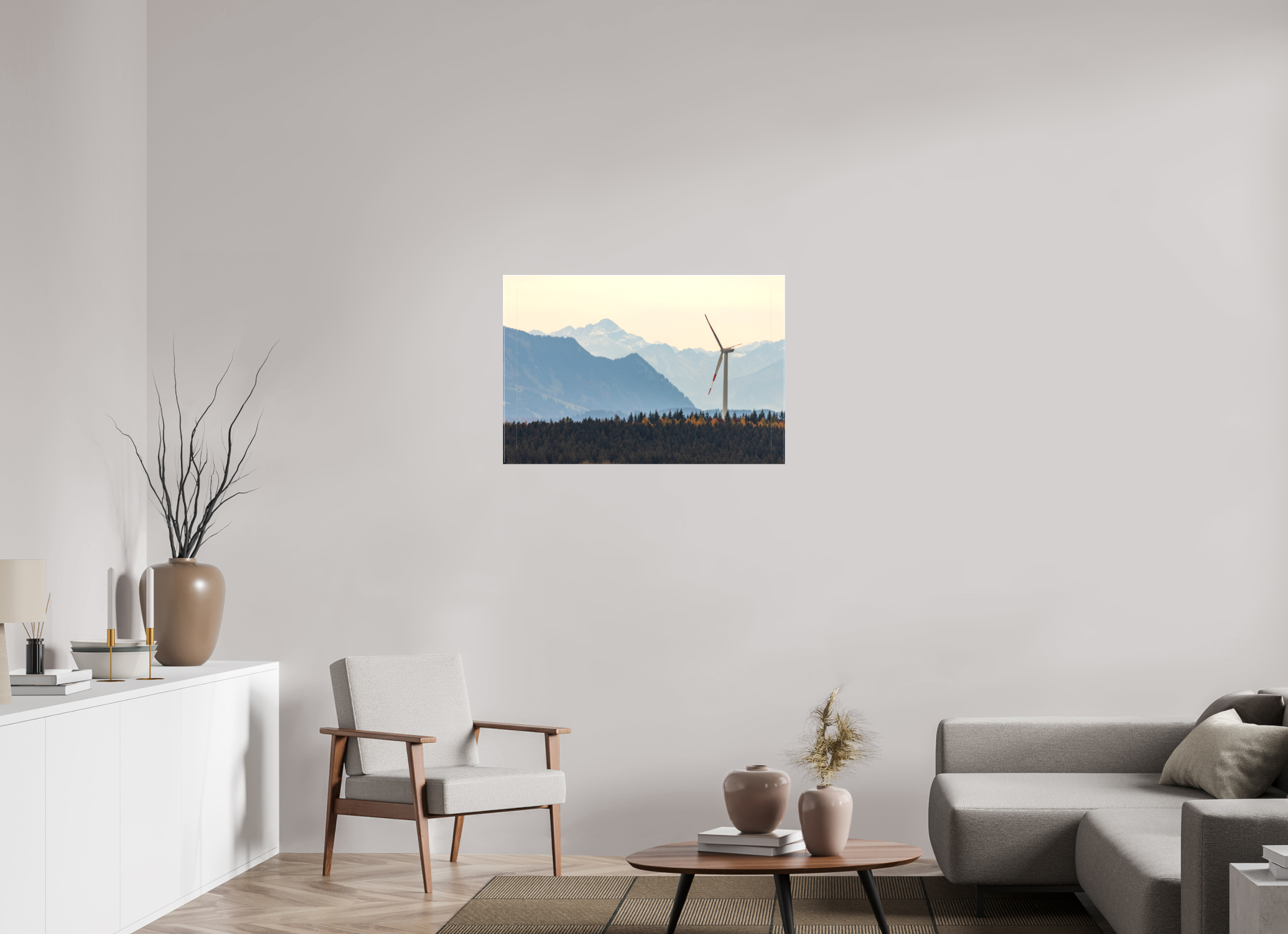 90 x 60 cm, Leinwand Silent Power
