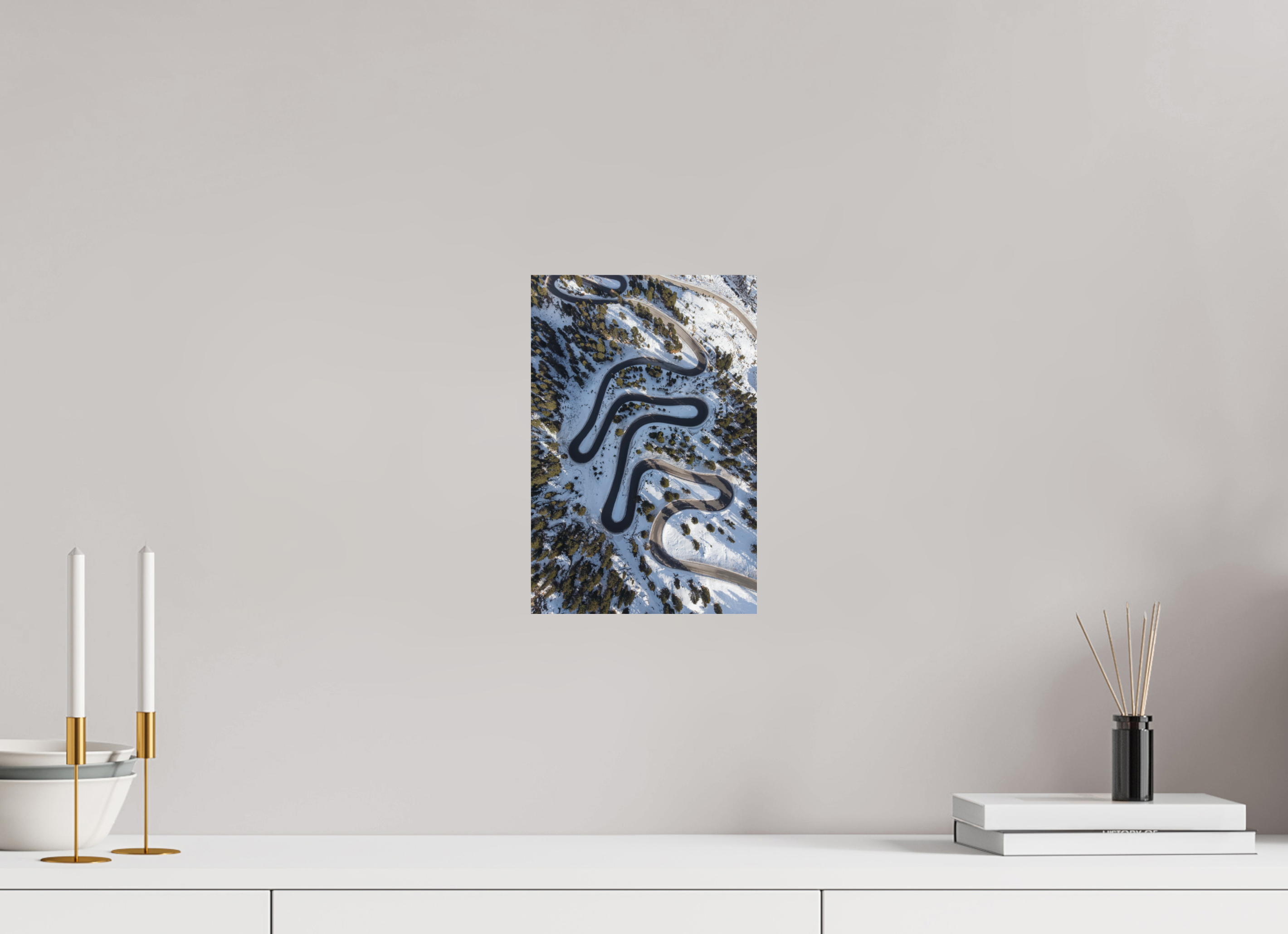 20 x 30 cm, Fine-Art Print Matt Winding Through Winter
