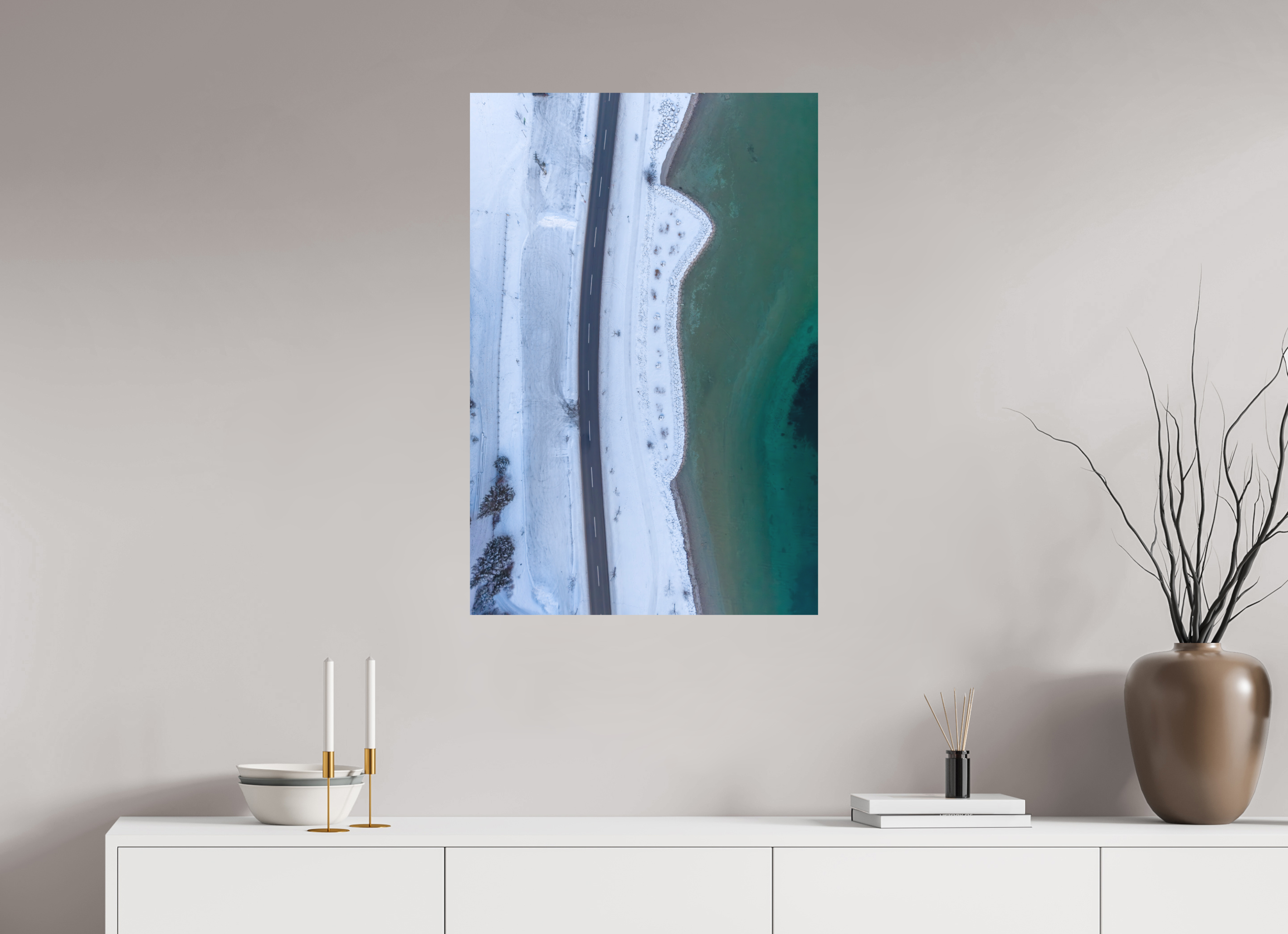 60 x 90 cm, Fine-Art Print Matt Silent Shoreline