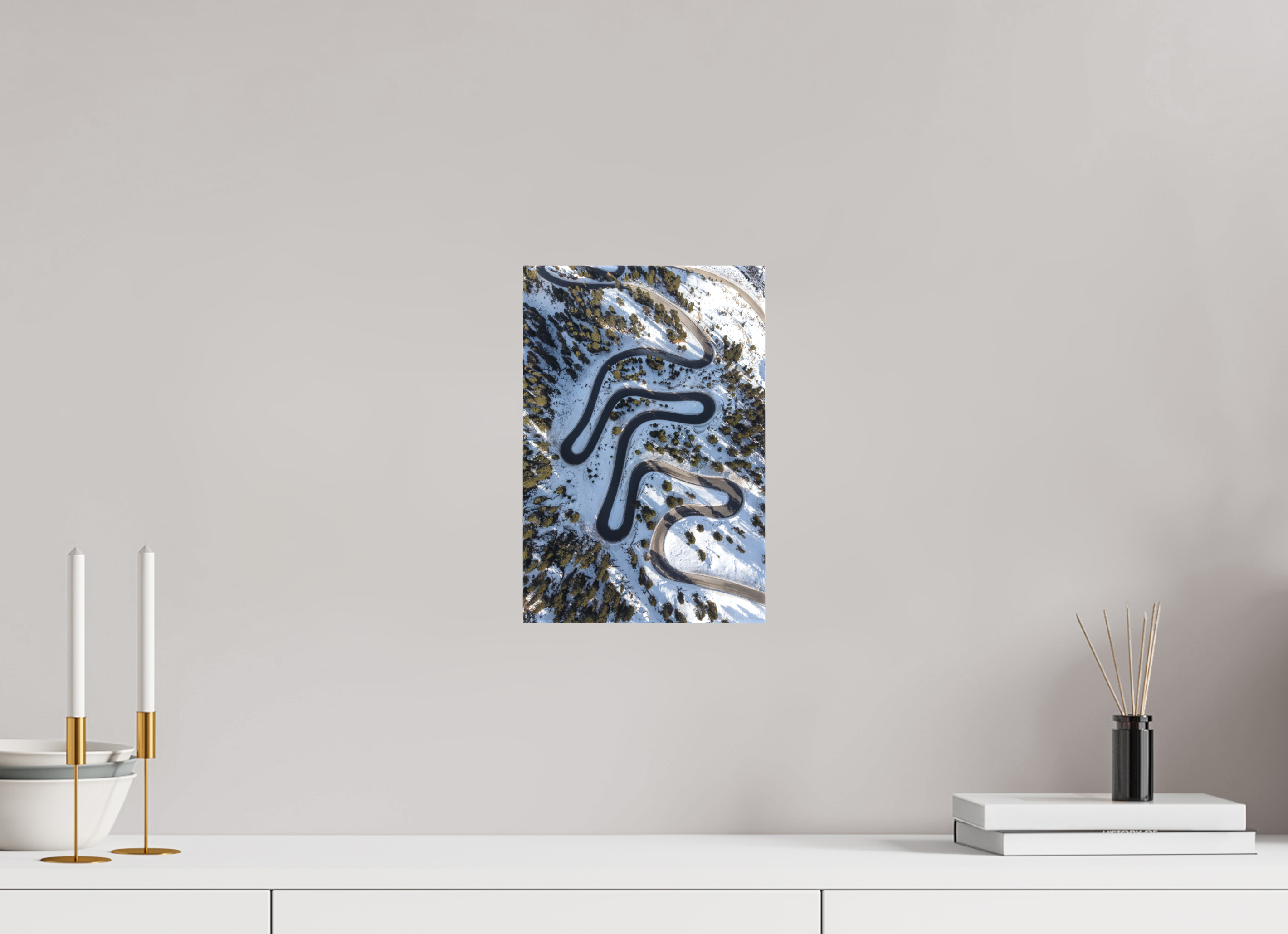 20 x 30 cm, Leinwand Winding Through Winter