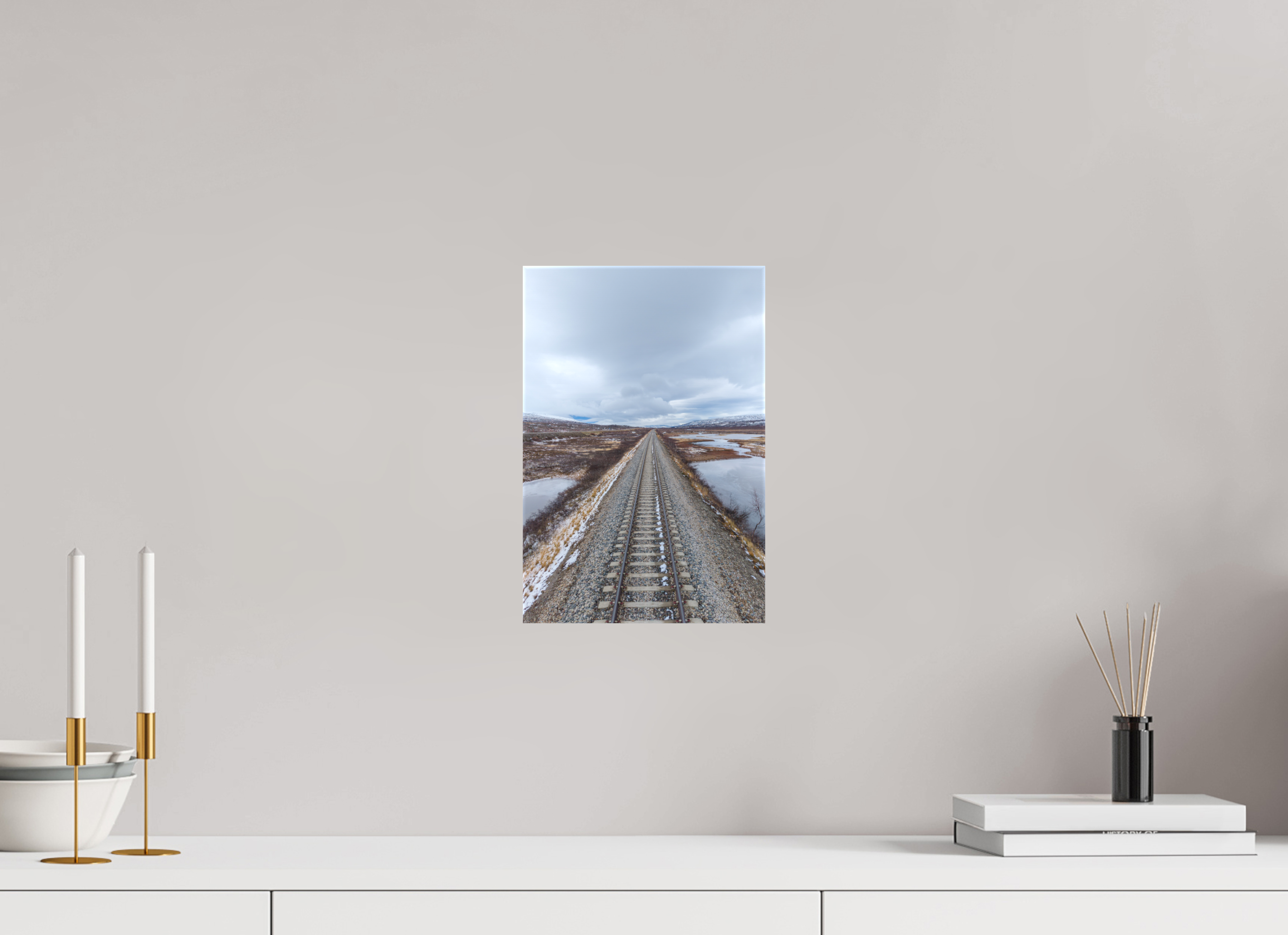 20 x 30 cm, Leinwand Endless Tracks