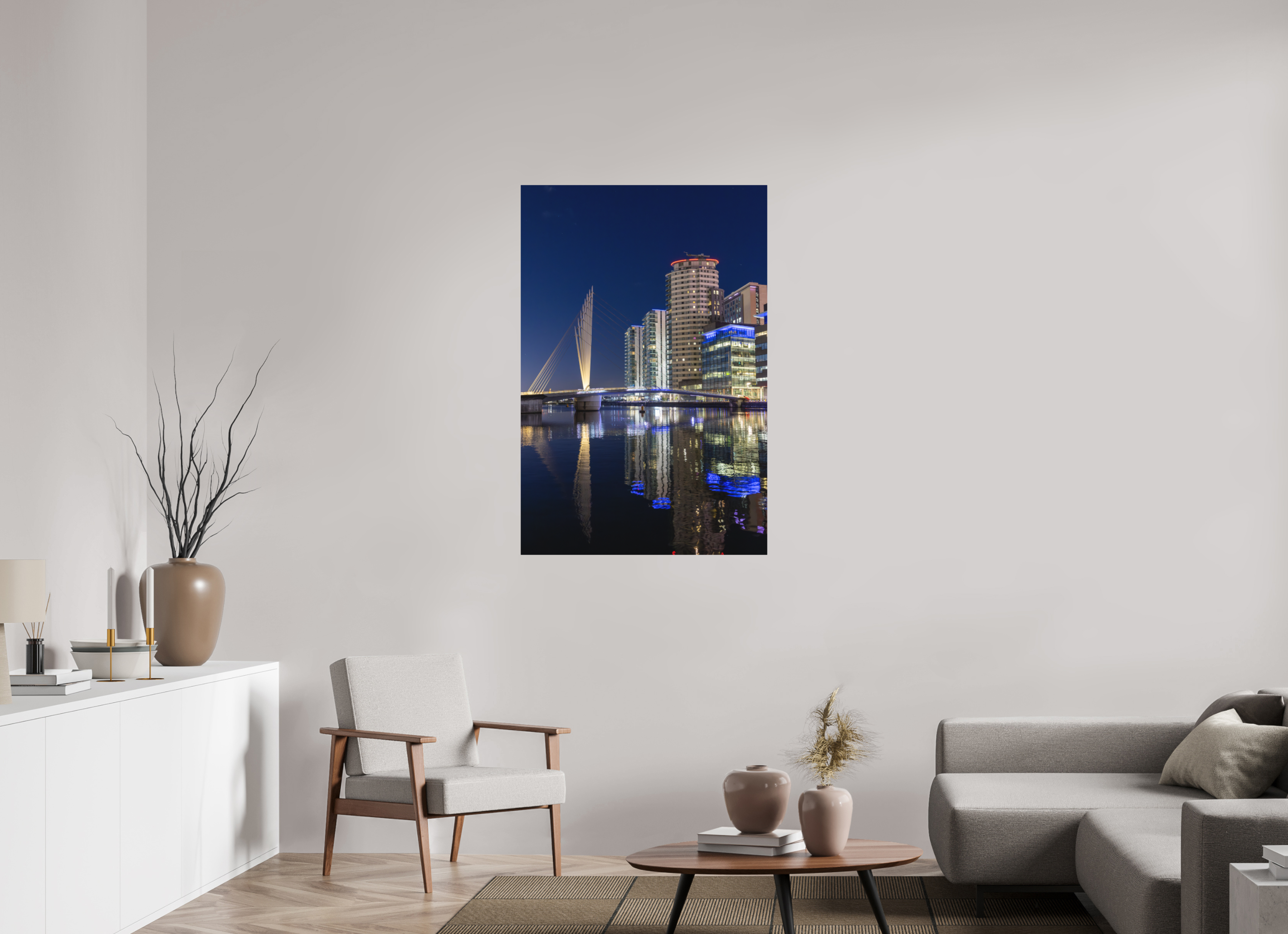 80 x 120 cm, Fine-Art Print Matt Reflected Nights