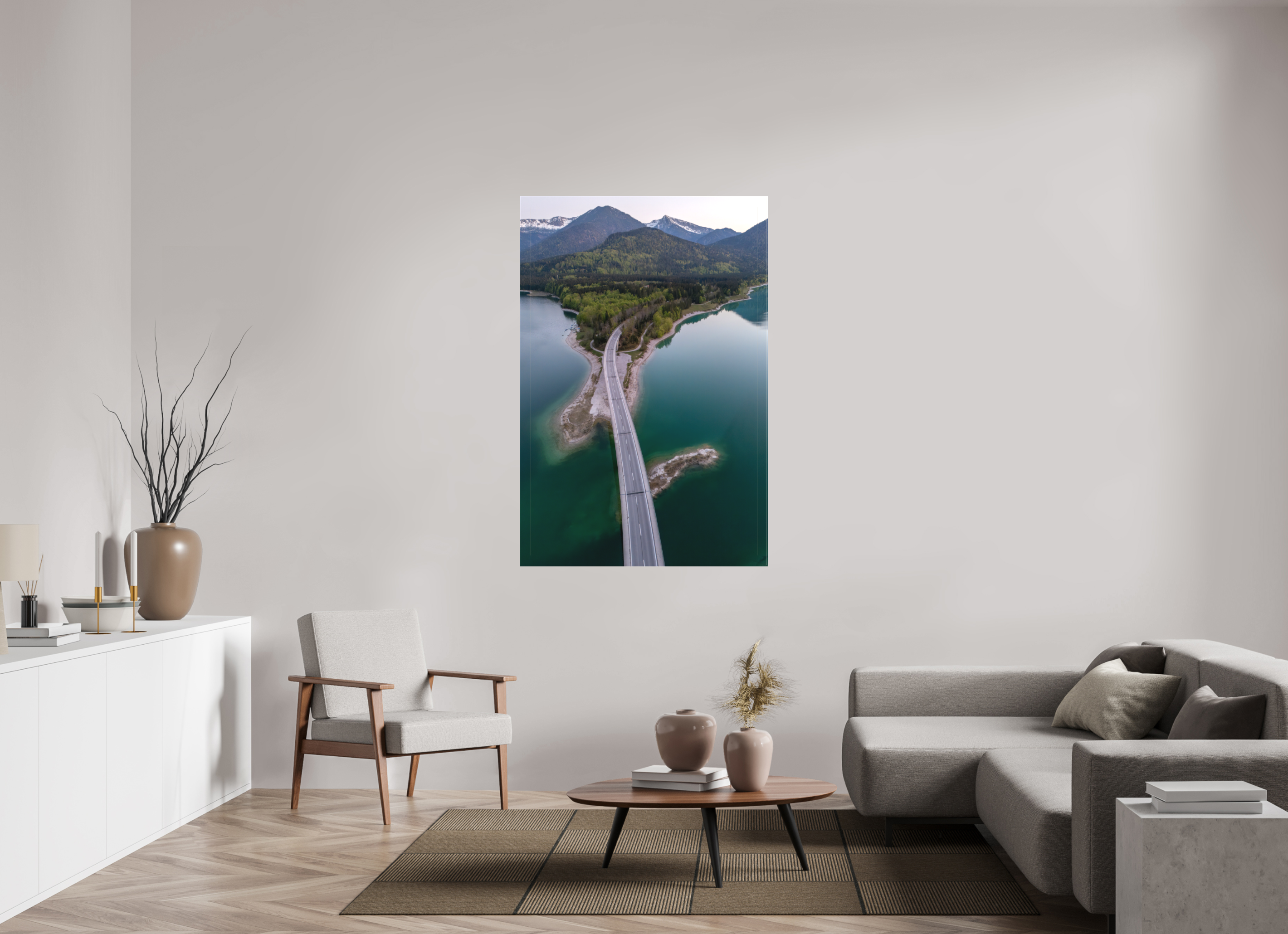 100 x 150 cm, Leinwand Bridge to Serenity