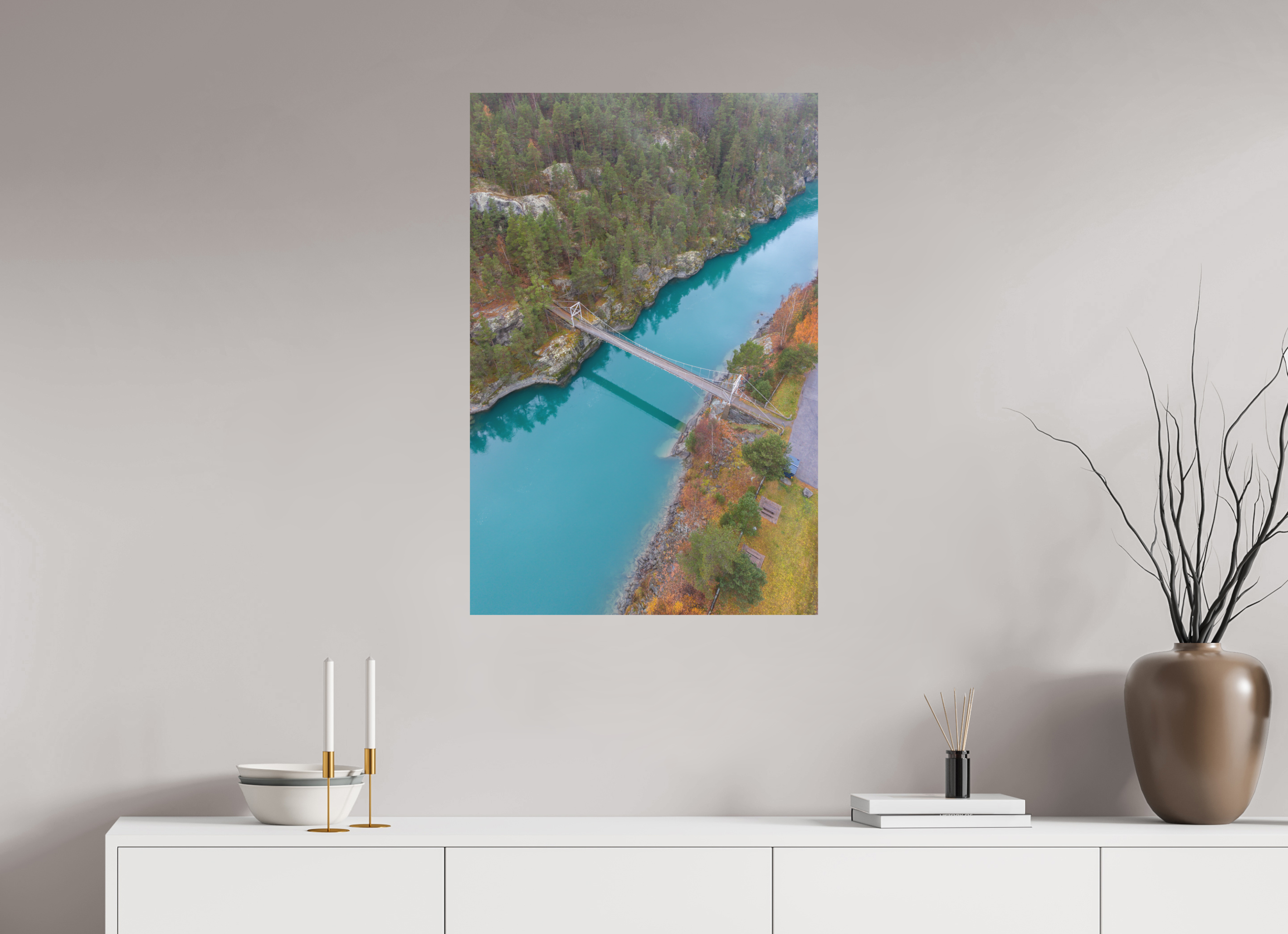 60 x 90 cm, Fine-Art Matt Suspended Harmony