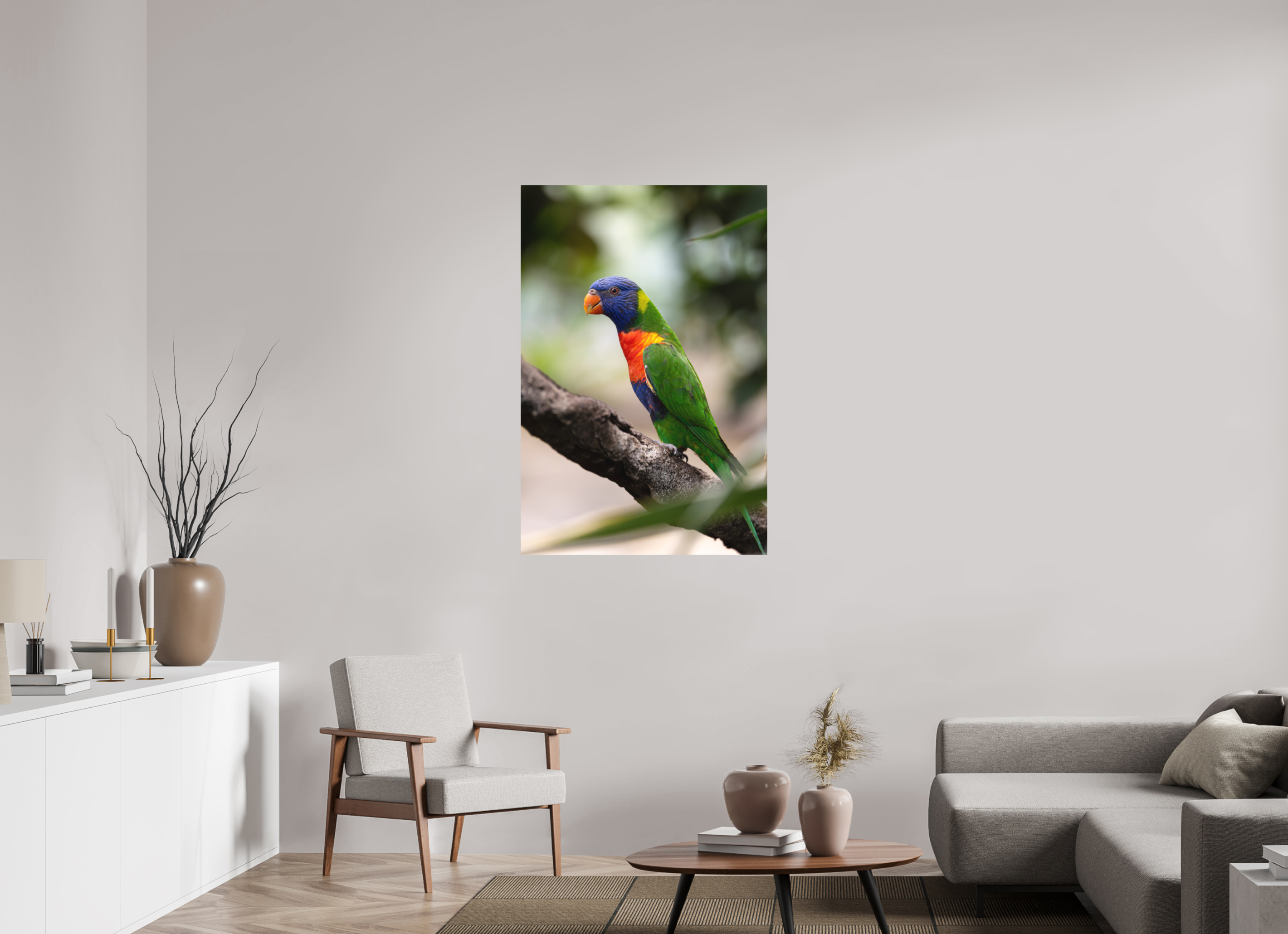 80 x 120 cm, Fine-Art Print Matt Rainbow Spirit