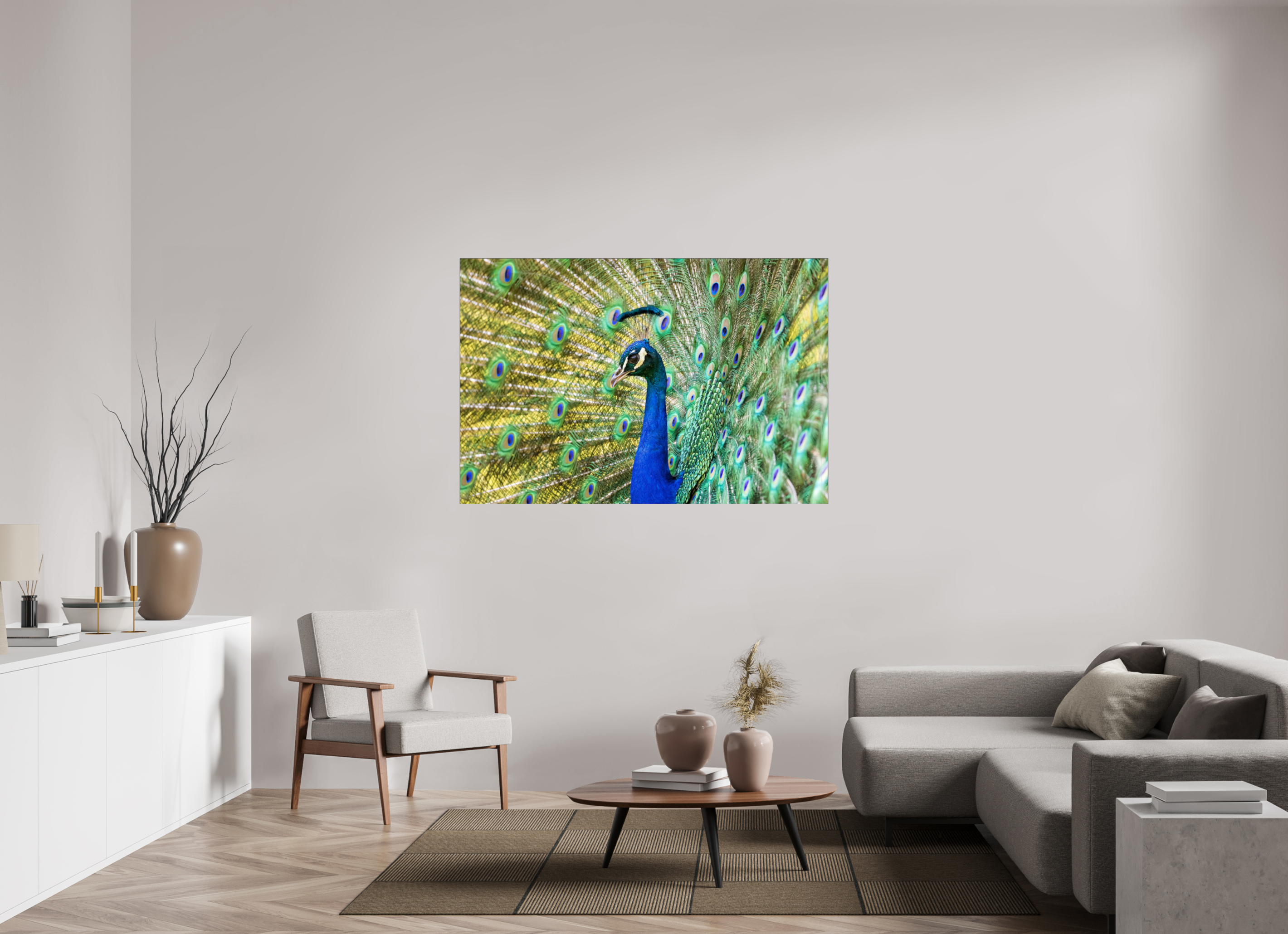 150 x 100 cm, Foto-Abzug hinter Acrylglas glänzend Majestic Profile