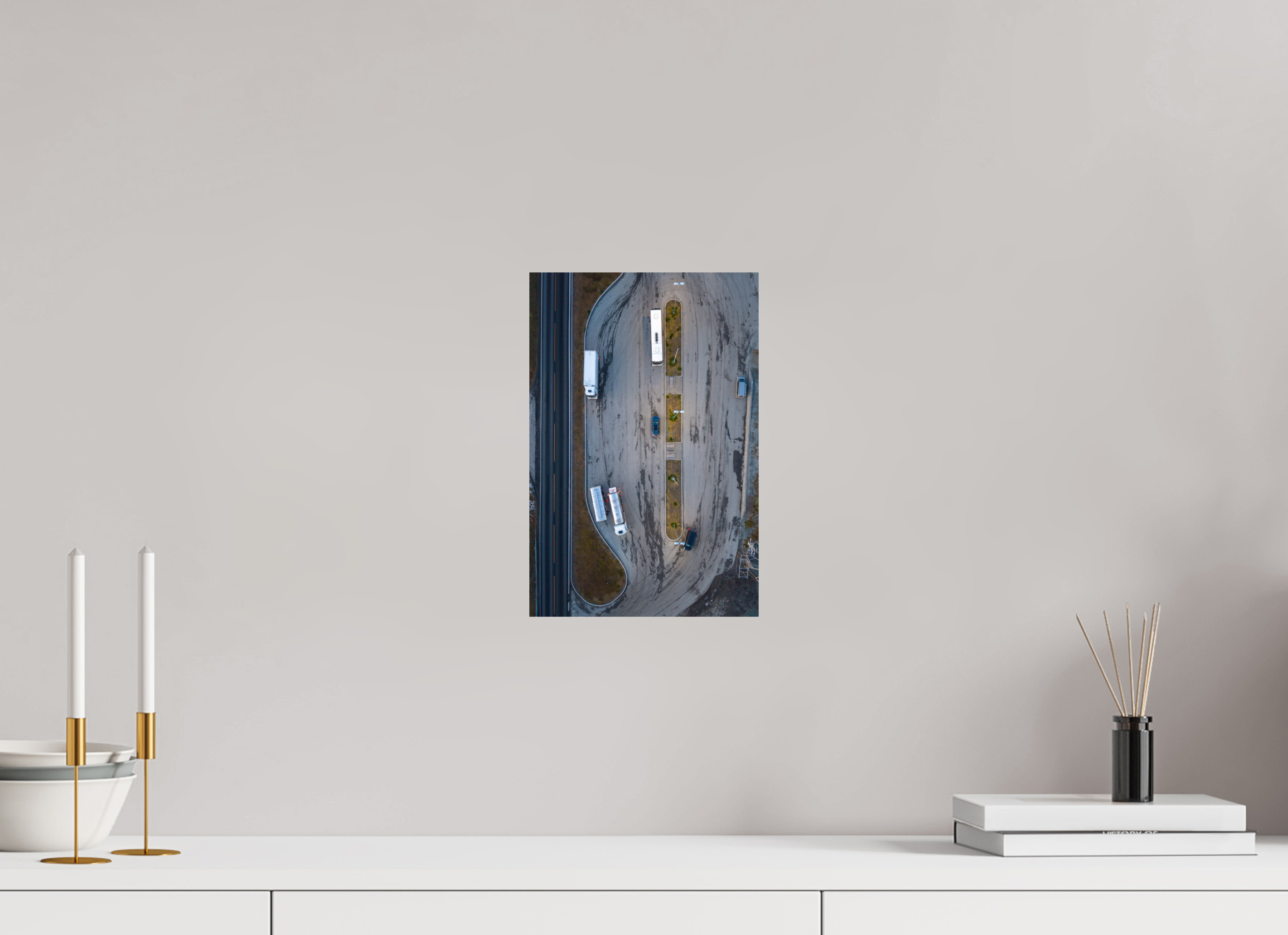 20 x 30 cm, Fine Art Print auf Alu-Dibond Pause from Above