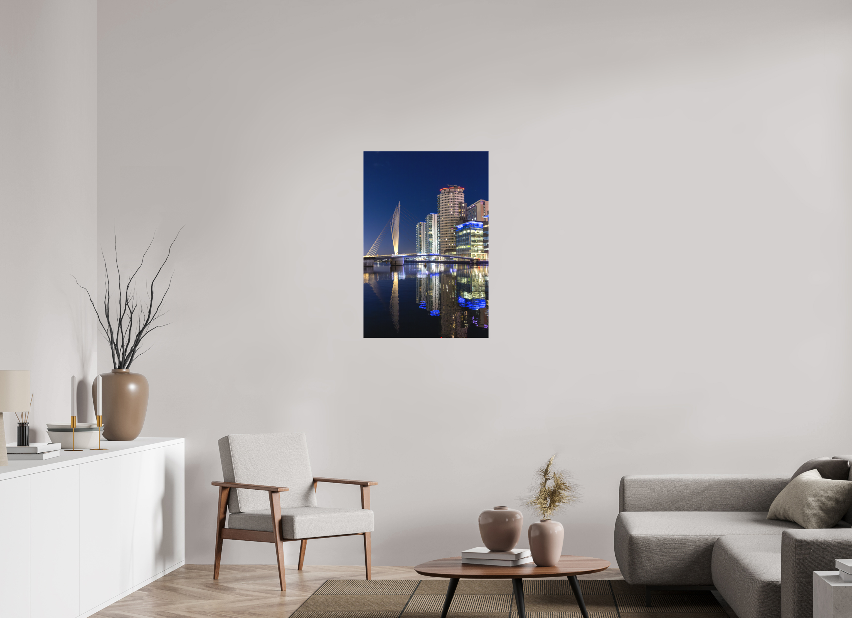 60 x 90 cm, Leinwand Reflected Nights