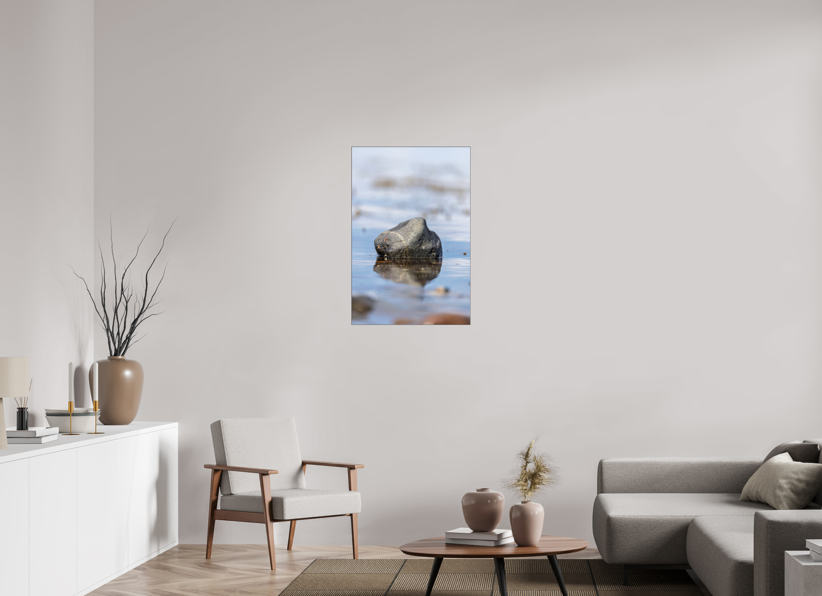 60 x 90 cm, Foto-Abzug hinter Acrylglas glänzend Balance